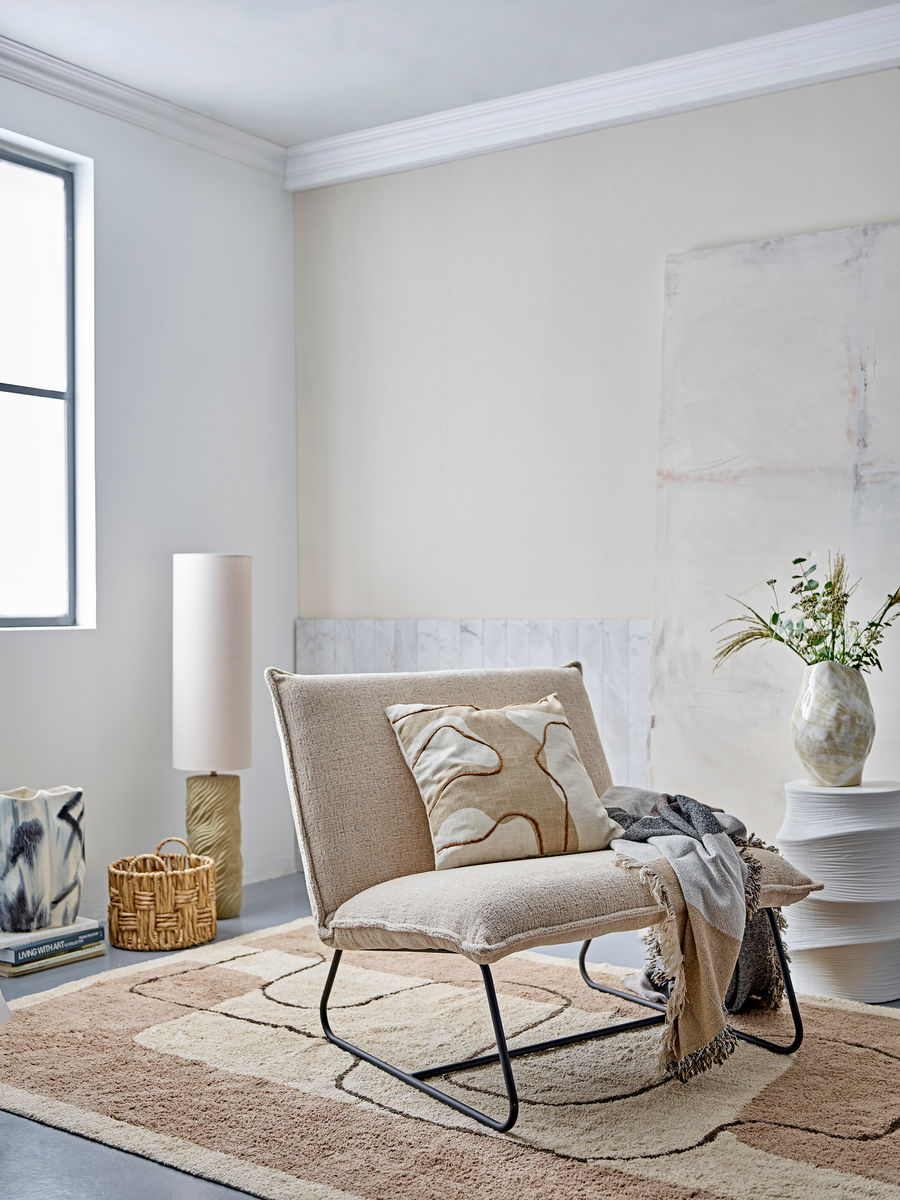 Bloomingville Cape Loungestol, Natur, Genanvendt Polyester - Bloomingville - DesignGaragen.dk