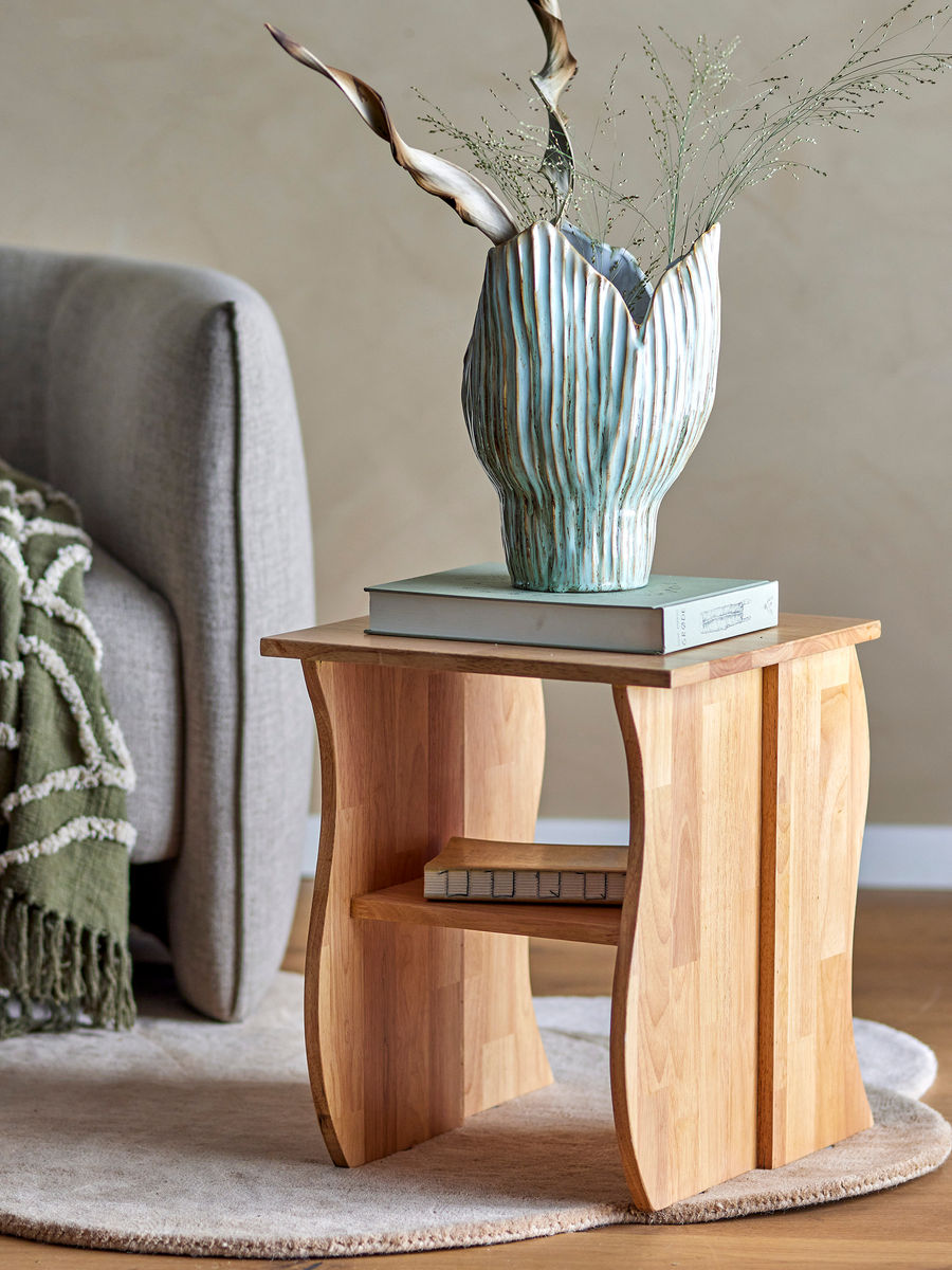 Bloomingville Bark Taburet, Natur, Gummitræ - Bloomingville - DesignGaragen.dk