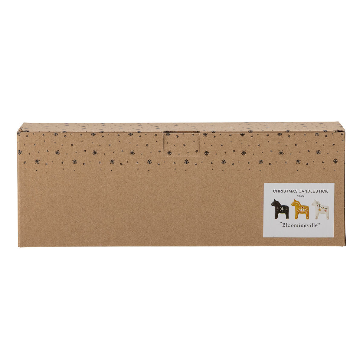 Bloomingville Siffer Lysestage, Hvid, Polyresin - Bloomingville - DesignGaragen.dk