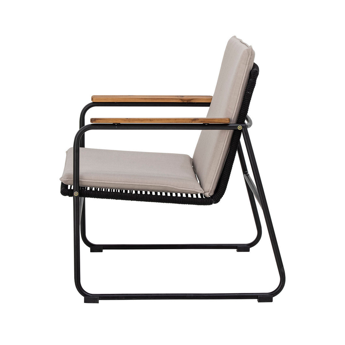 Bloomingville Hampton Lounge Stol, Sort, Metal - Bloomingville - DesignGaragen.dk