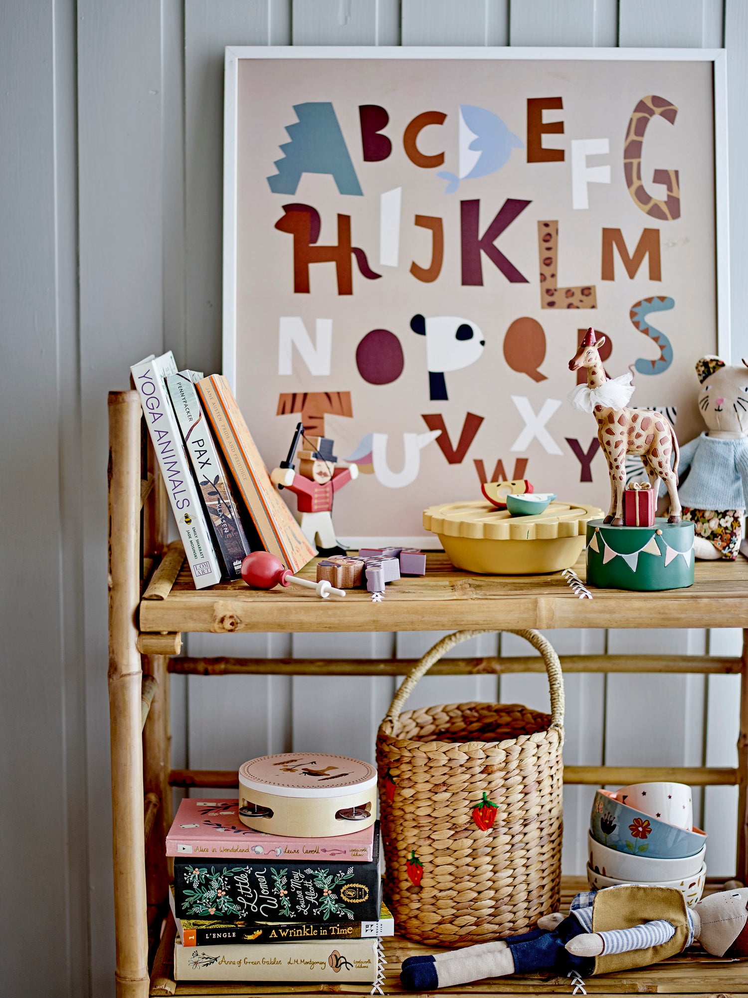 BLOOMINGVILLE MINI - Flor Lysestage, Brun, Polyresin - BLOOMINGVILLE MINI - DesignGaragen.dk