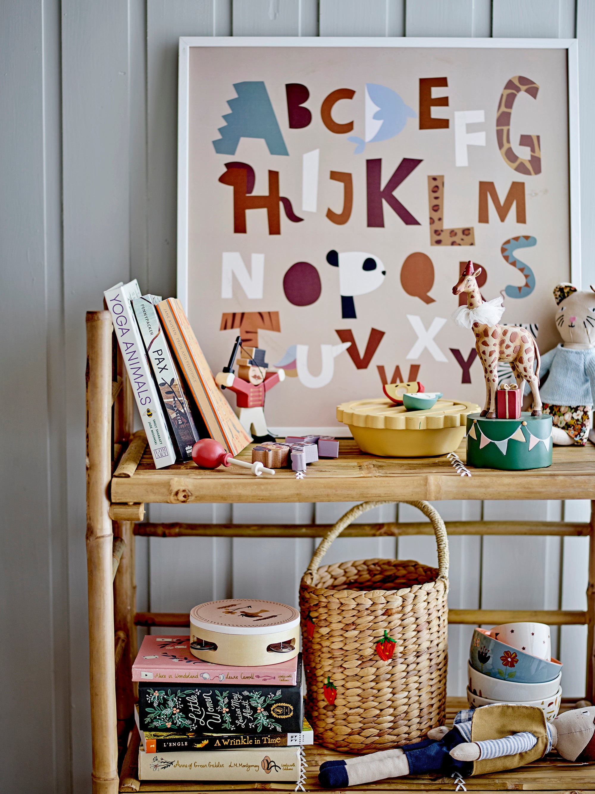 BLOOMINGVILLE MINI - Flor Lysestage, Brun, Polyresin - BLOOMINGVILLE MINI - DesignGaragen.dk