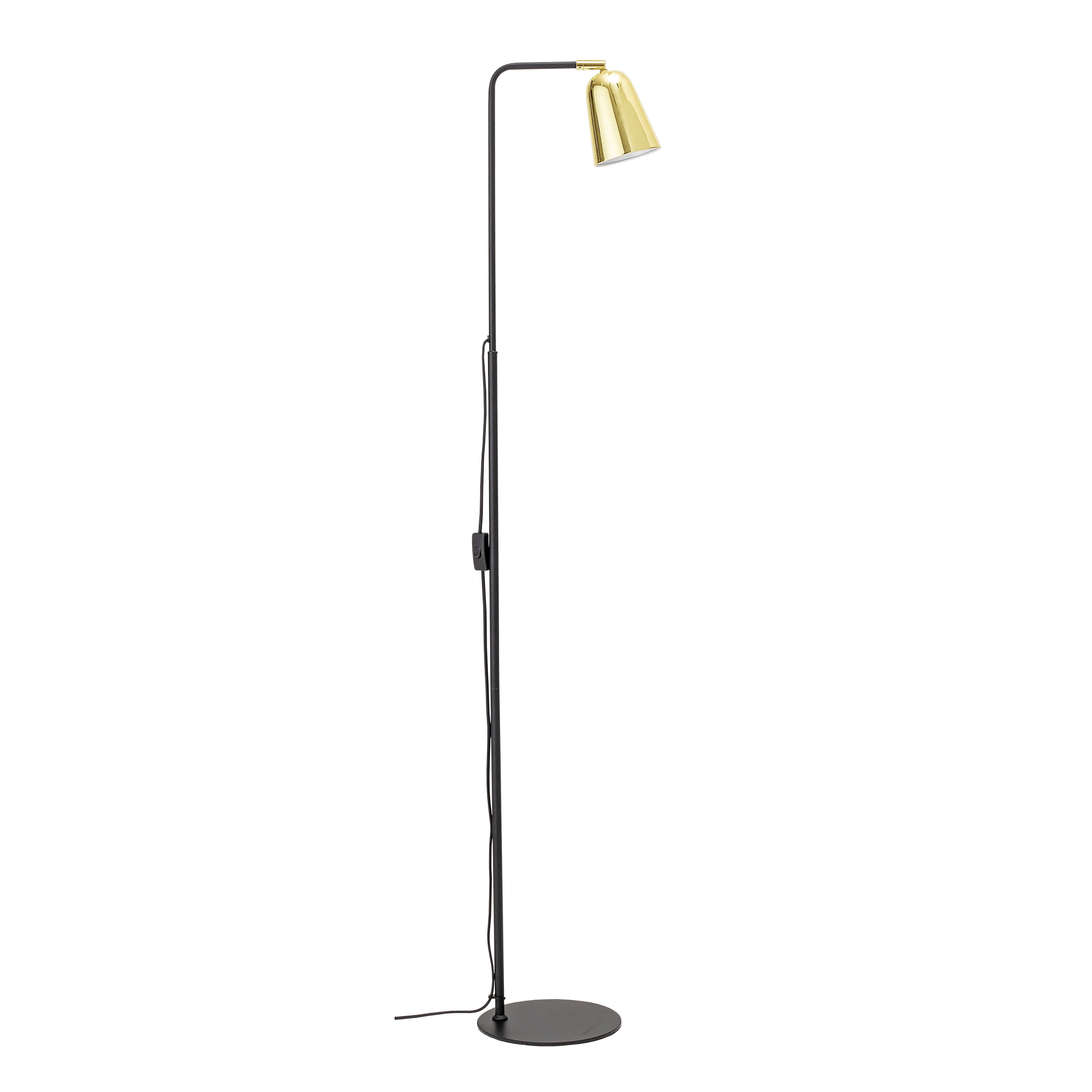 BLOOMINGVILLE Vanessa Gulv Lampe, Sort, Metal - D23xH150 cm - DesignGaragen.dk.