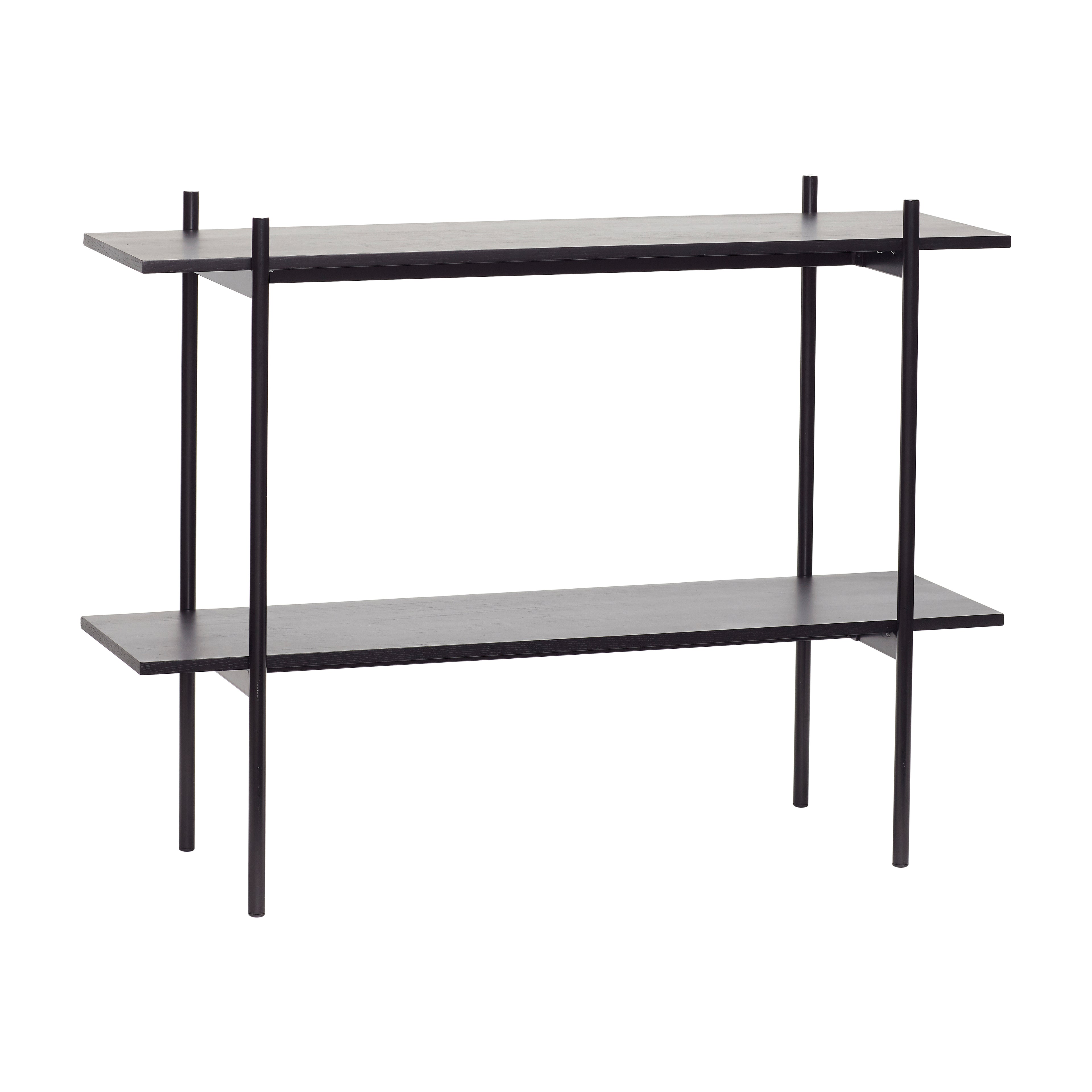Norm Shelf Single Small Black - 120x40xH90cm
