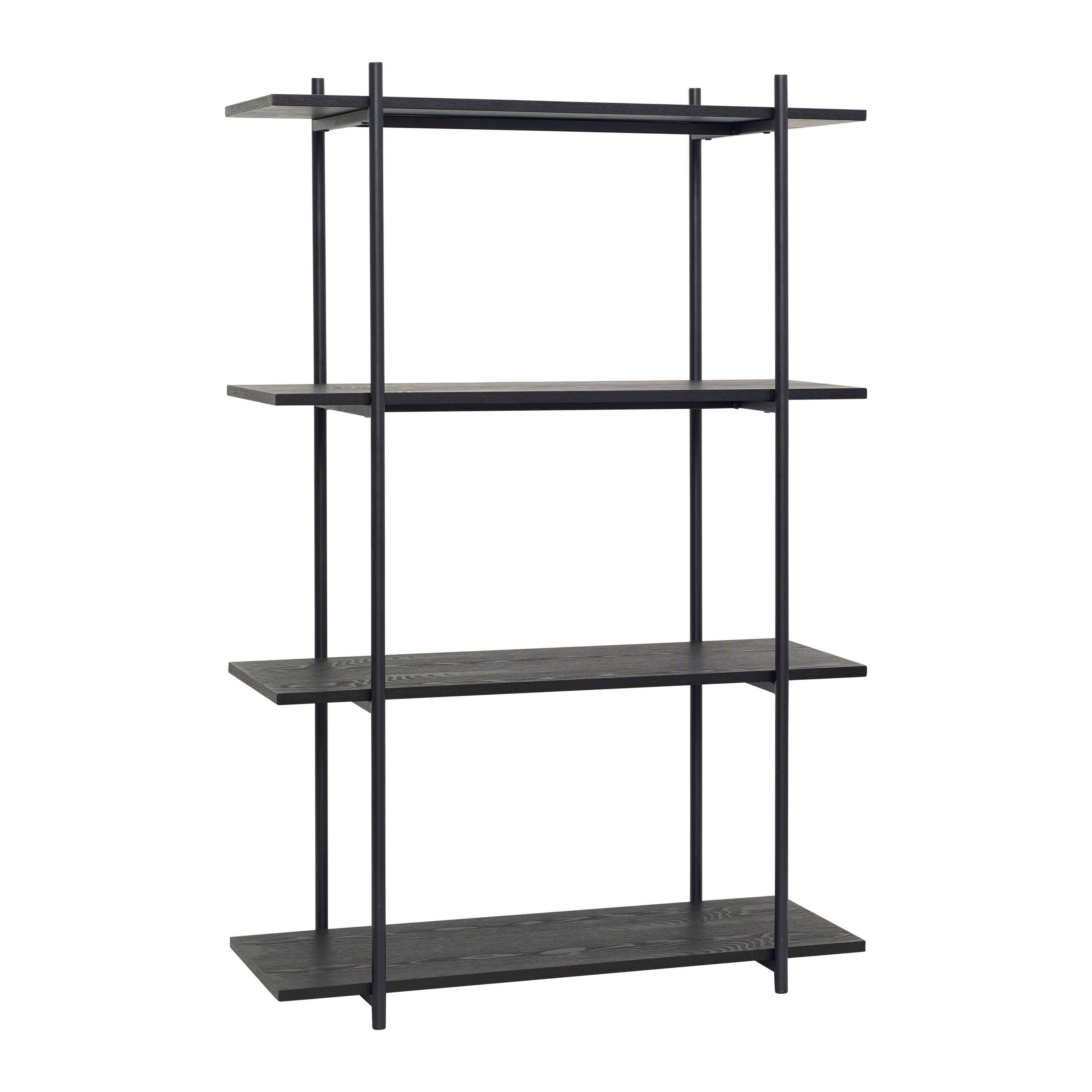 Norm Shelf Single Large Black - 100x39xH150cm