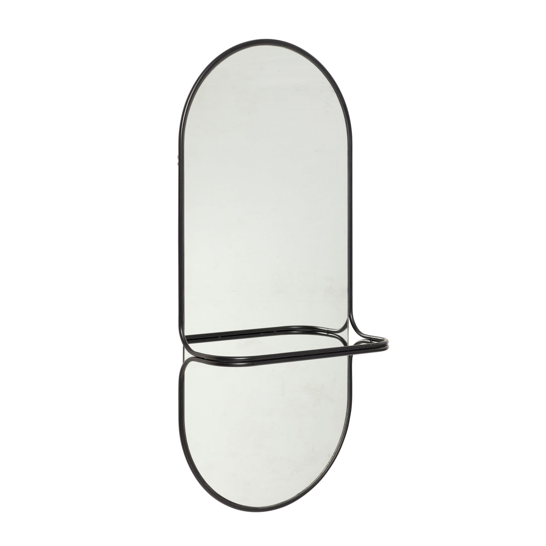 Carry wall mirror black - 46x21xh102cm