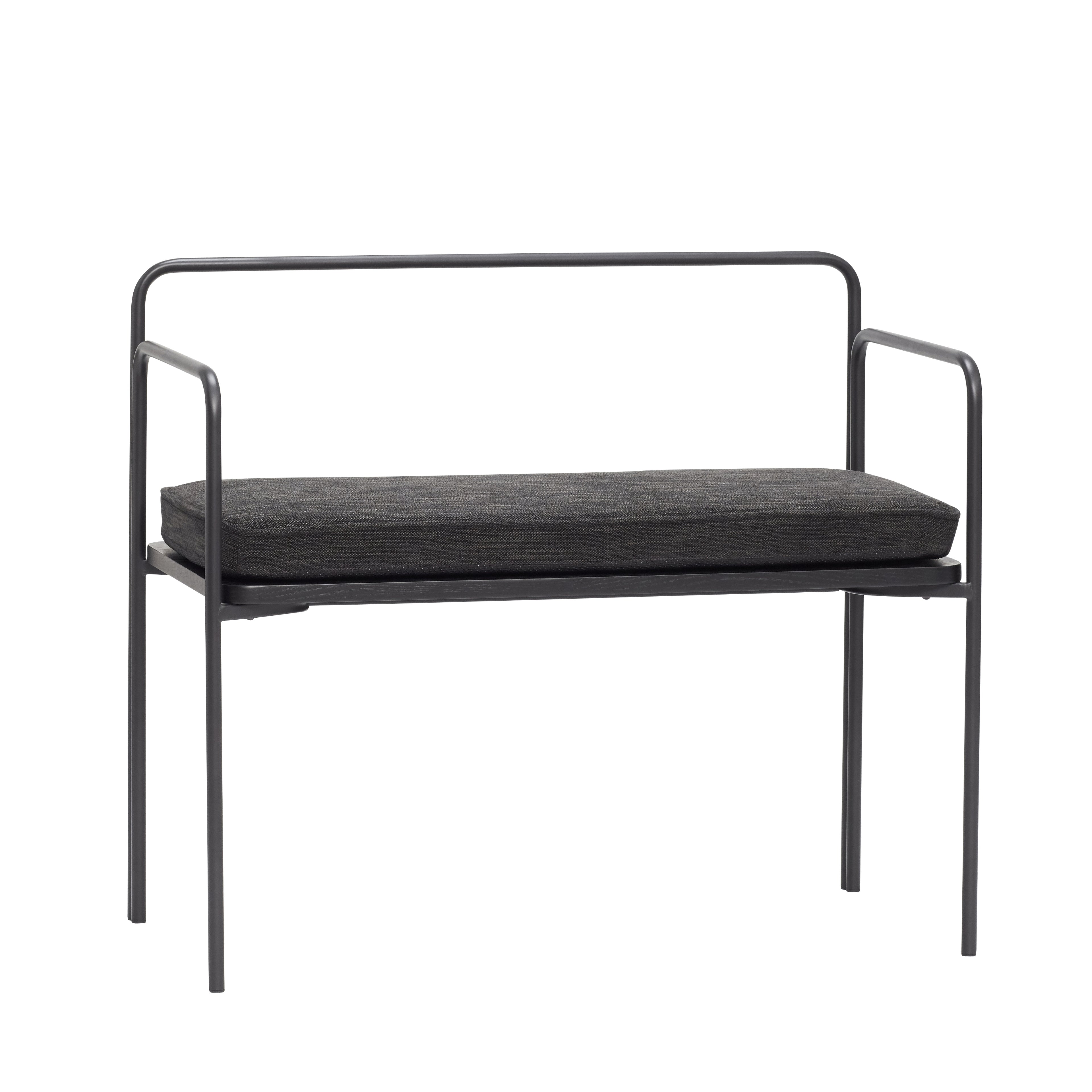 Carry bench black - 71x42xh81cm