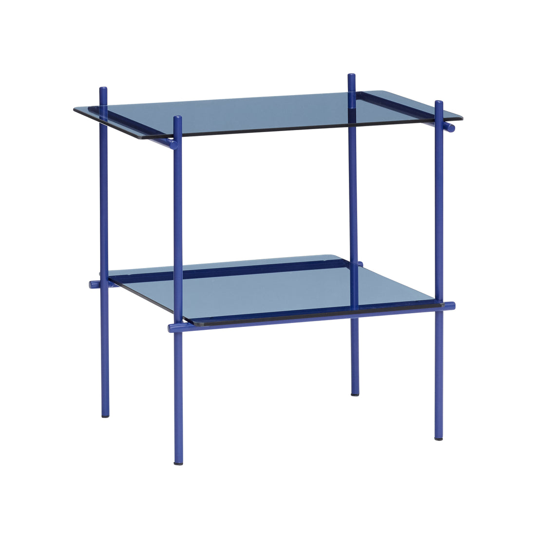 Niche side table square small blue - 40x34xh39cm