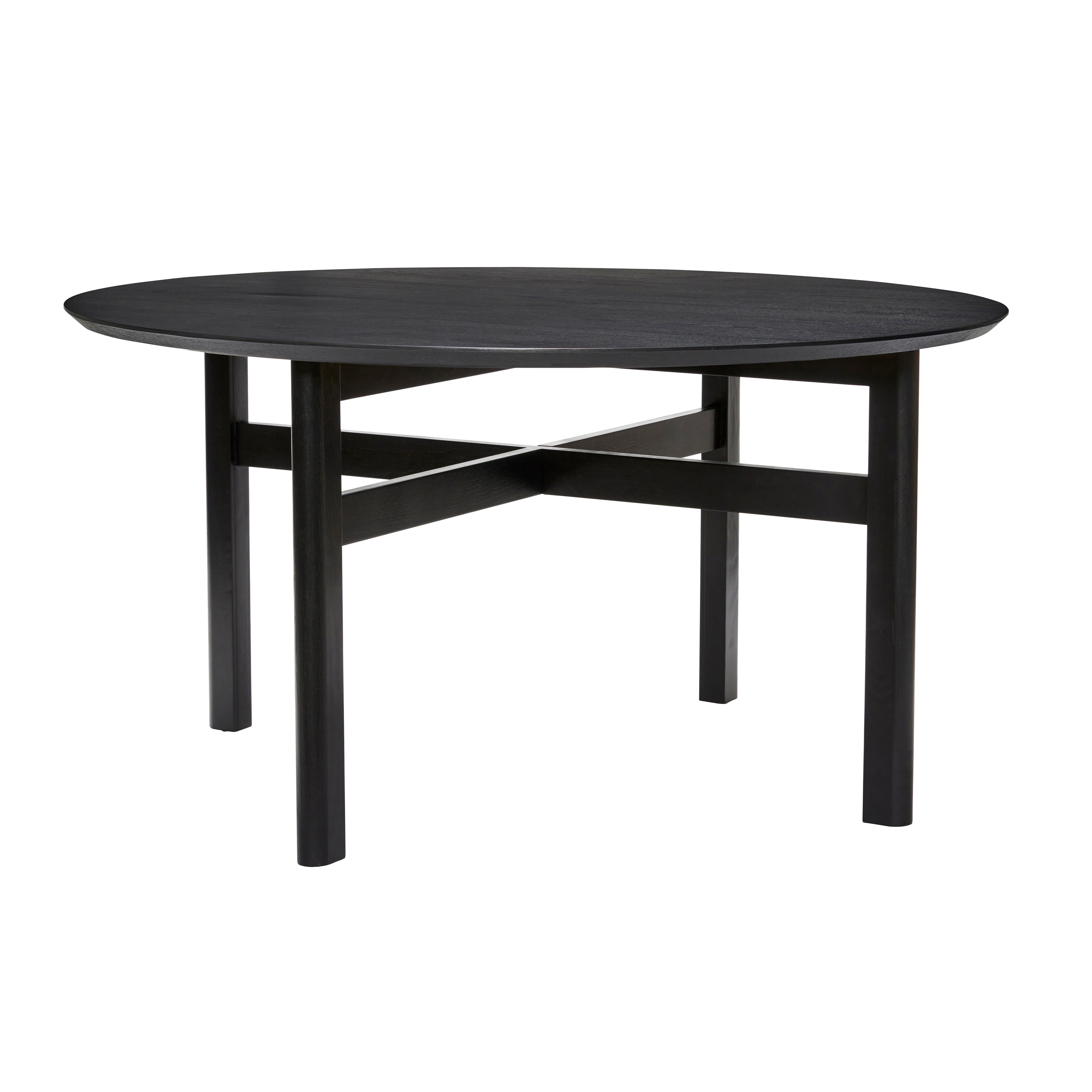 Fjord Dining Table Large Black - Ø140xH74cm