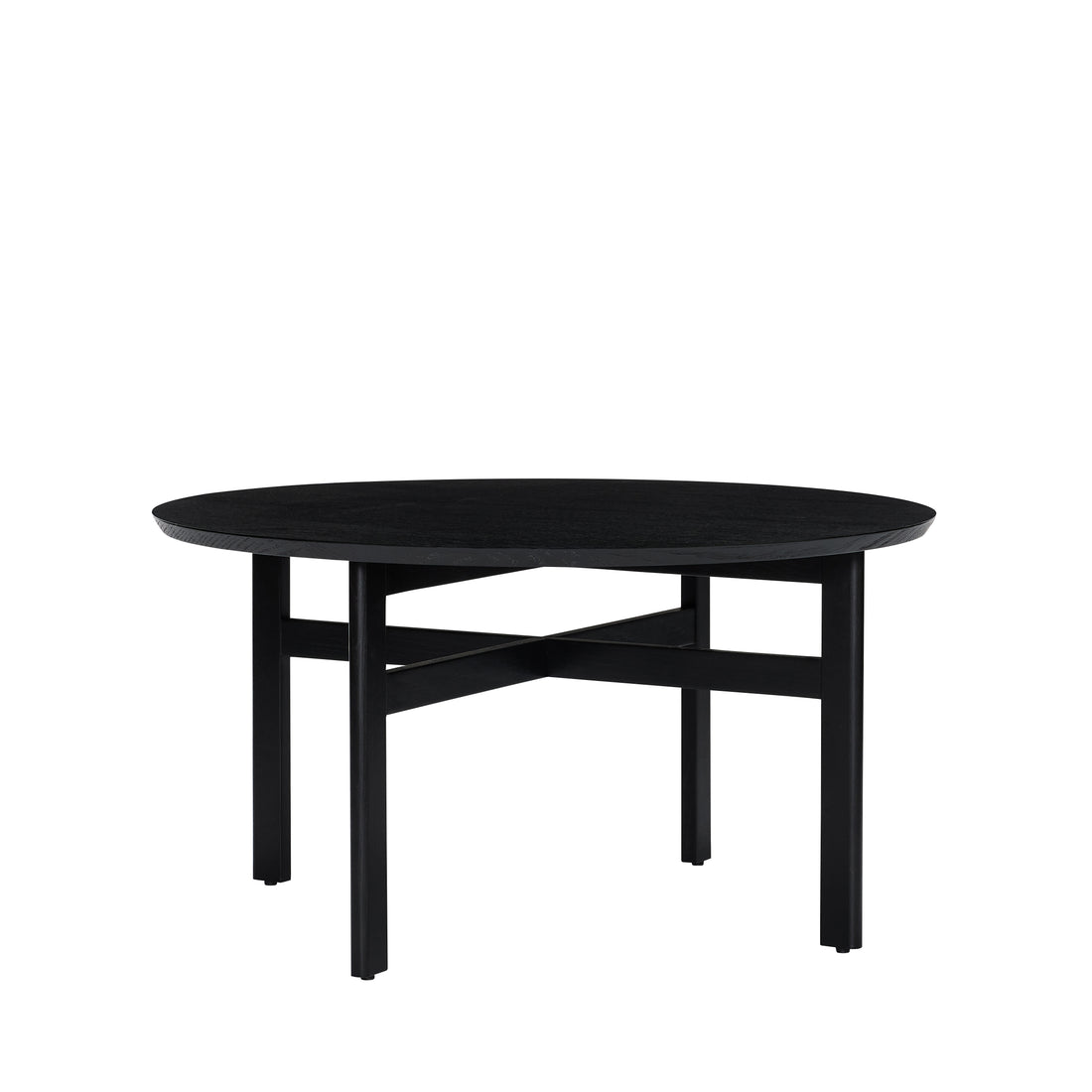 Fjord coffee table black - Ø80XH42CM