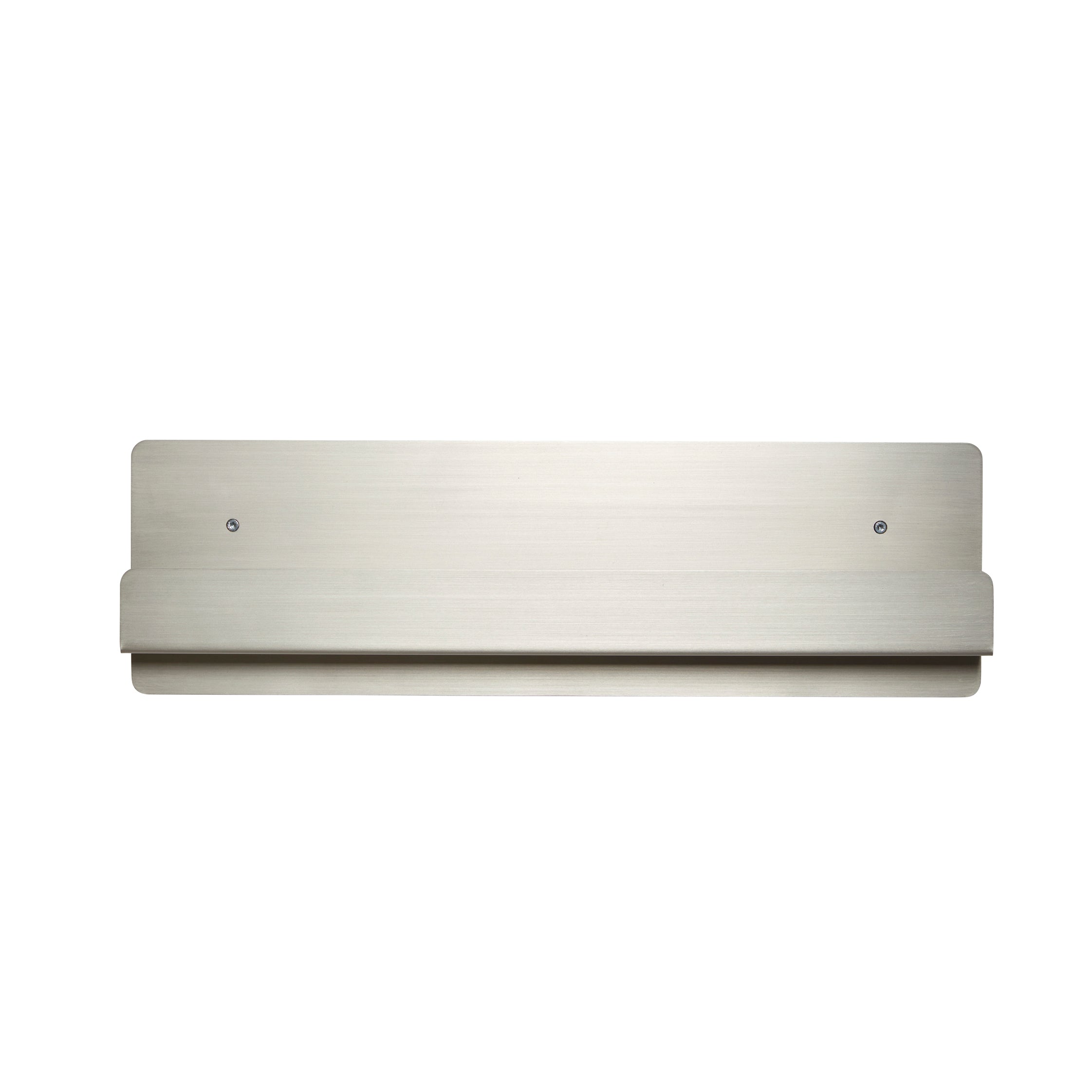 Fold image shelf nickel (set of 2) - 50x5xH15, 100x5xH15cm