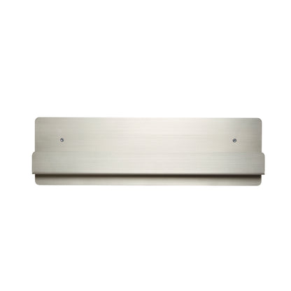 Fold image shelf nickel (set of 2) - 50x5xH15, 100x5xH15cm