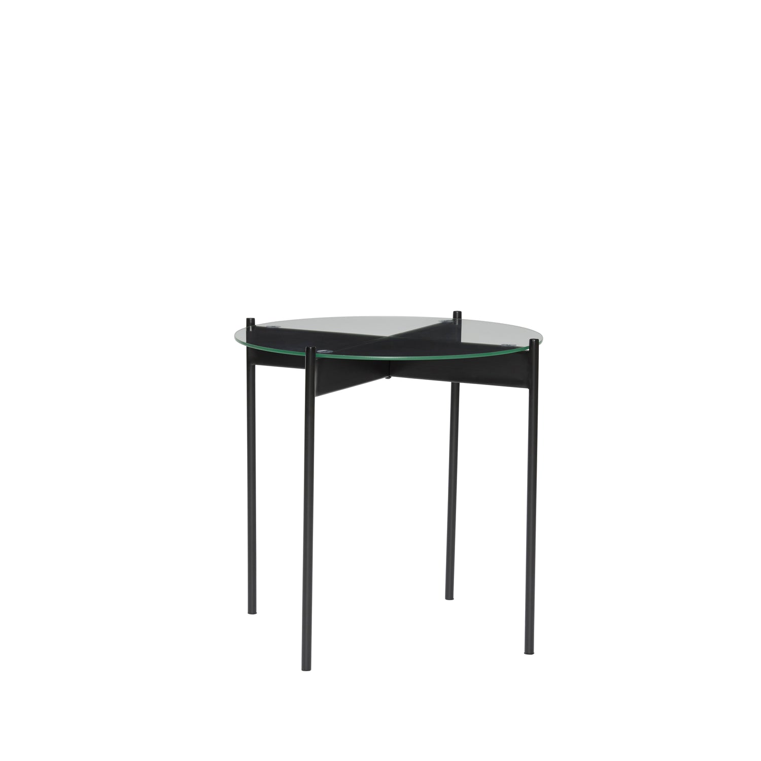 Beam side table black - Ø45XH42CM