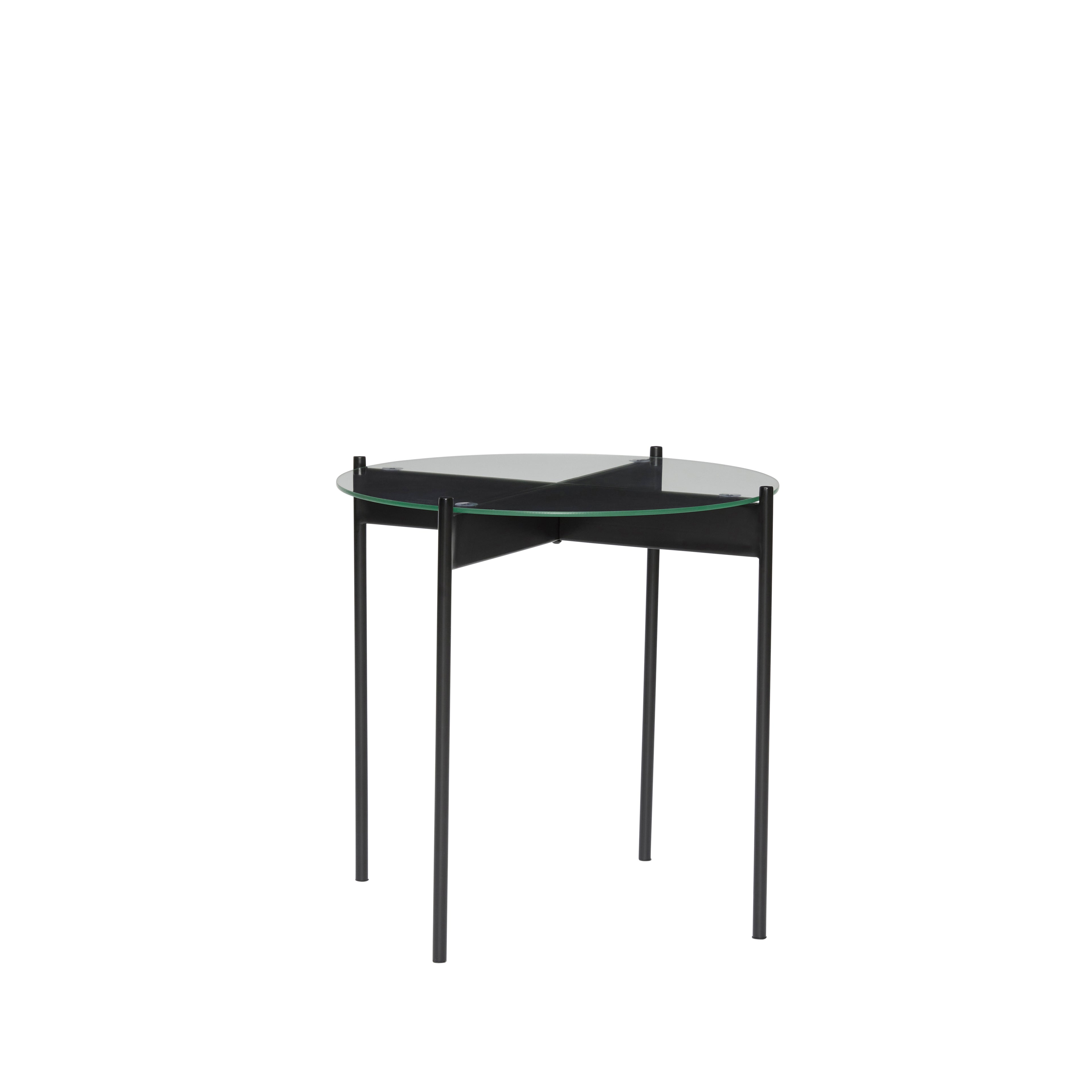 Beam side table black - Ø45XH42CM
