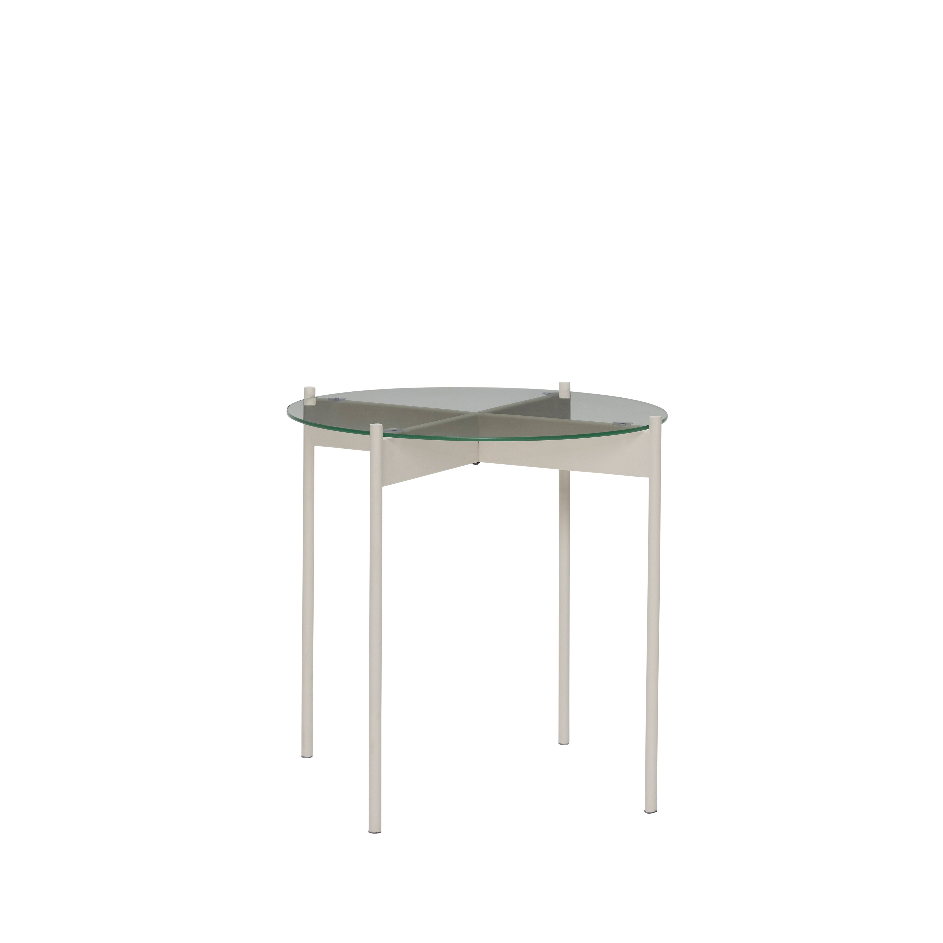 Beam side table sand - Ø45XH42CM