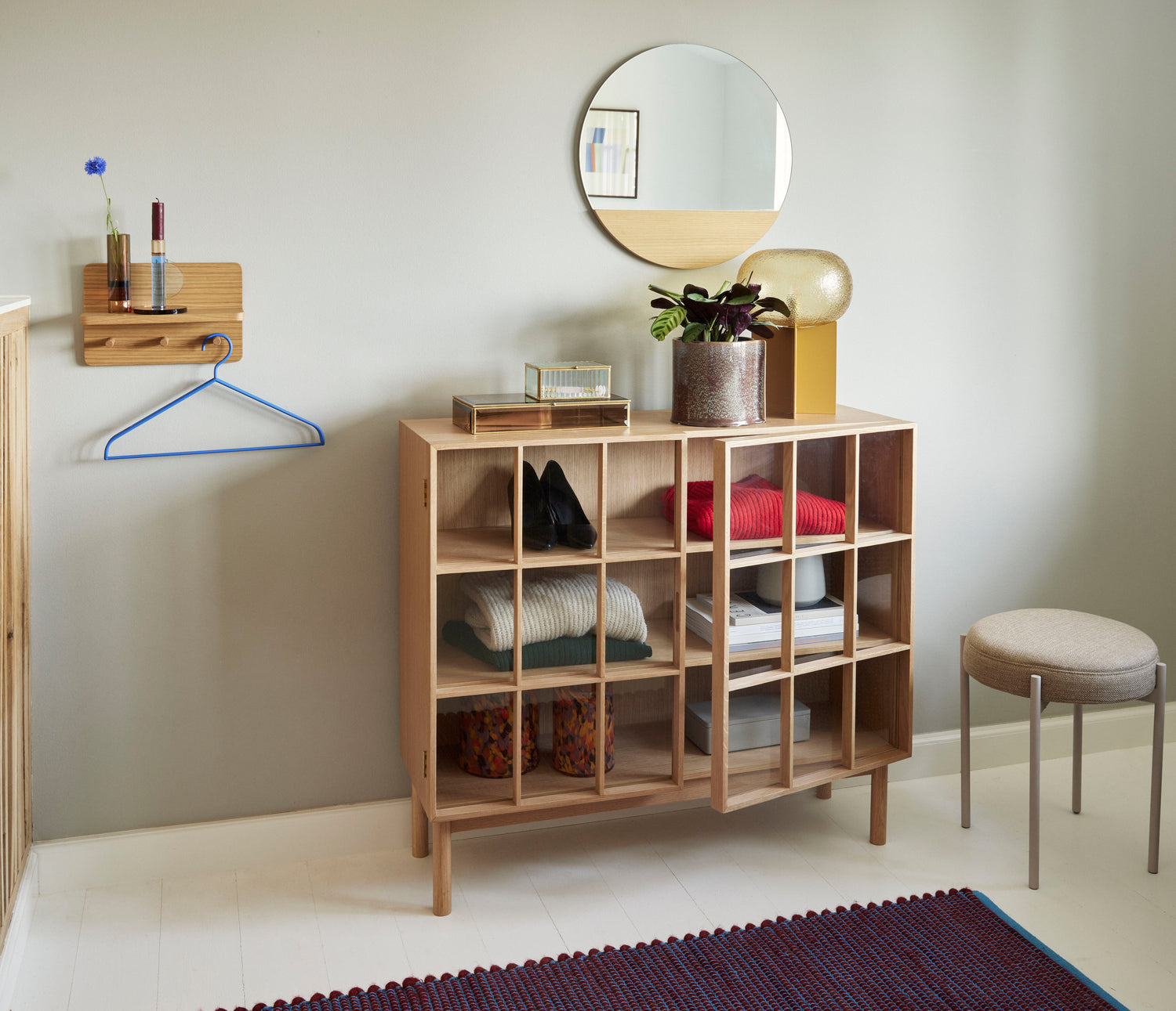 Silo Stool Beige - ø41xh45cm