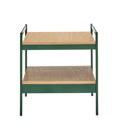 Jaunty side table green/nature - 43x43xh45cm