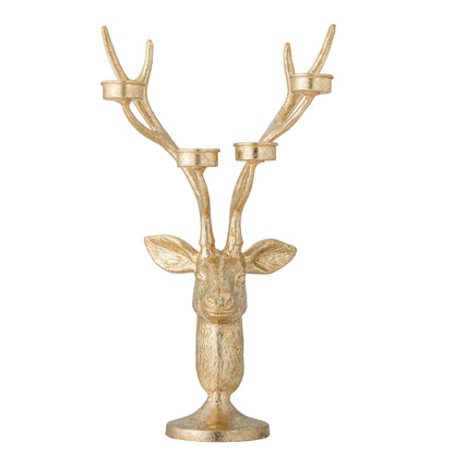 Bloomingville Kanei Fyrfadstage, Gold, Metal