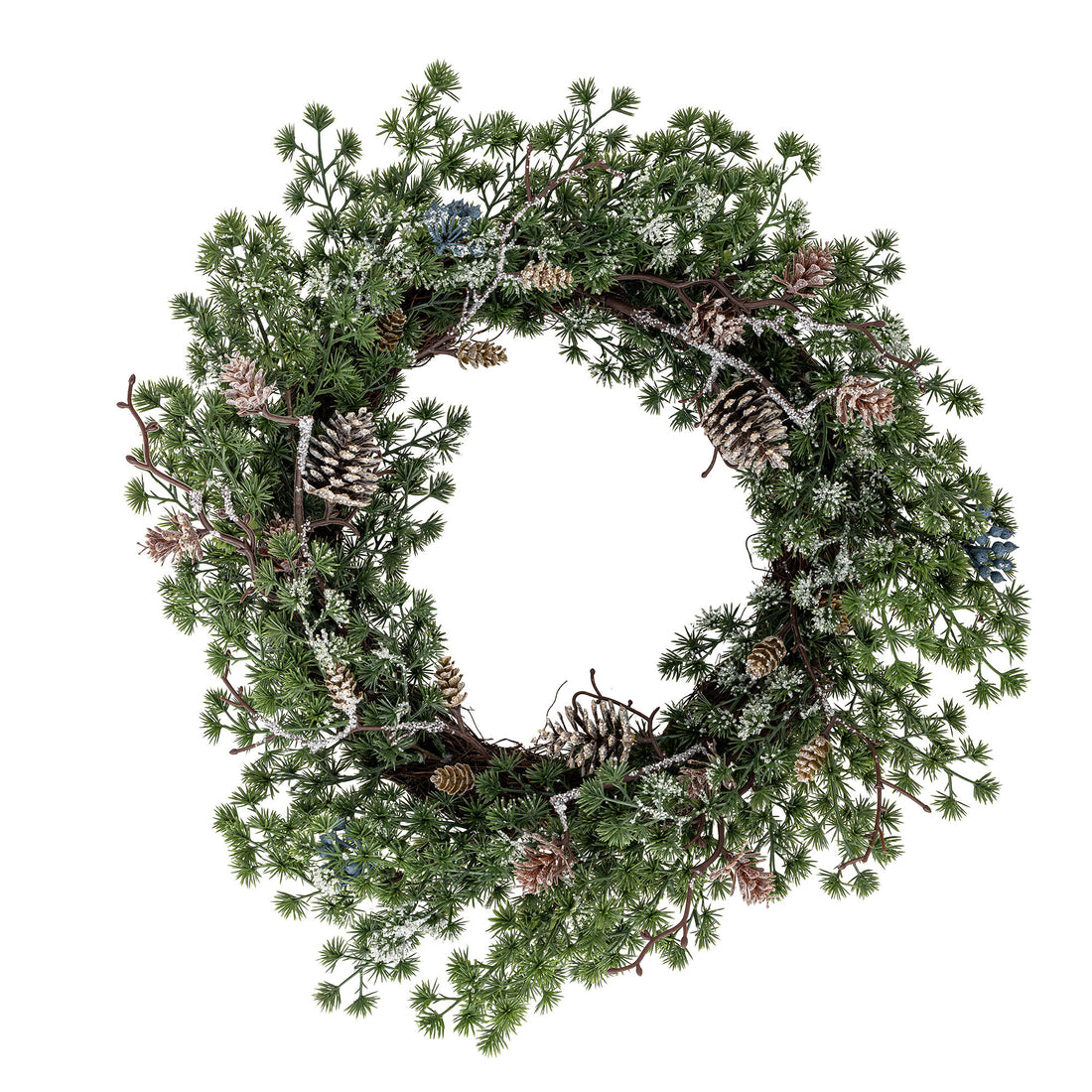Bloomingville Cedar Wreath, Green, Artificial Flowers