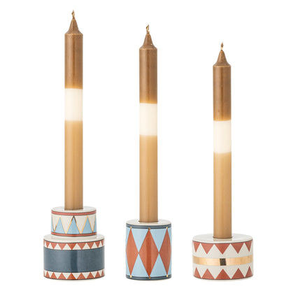 Bloomingville Bitja Candlestick, Blue, Stoneware