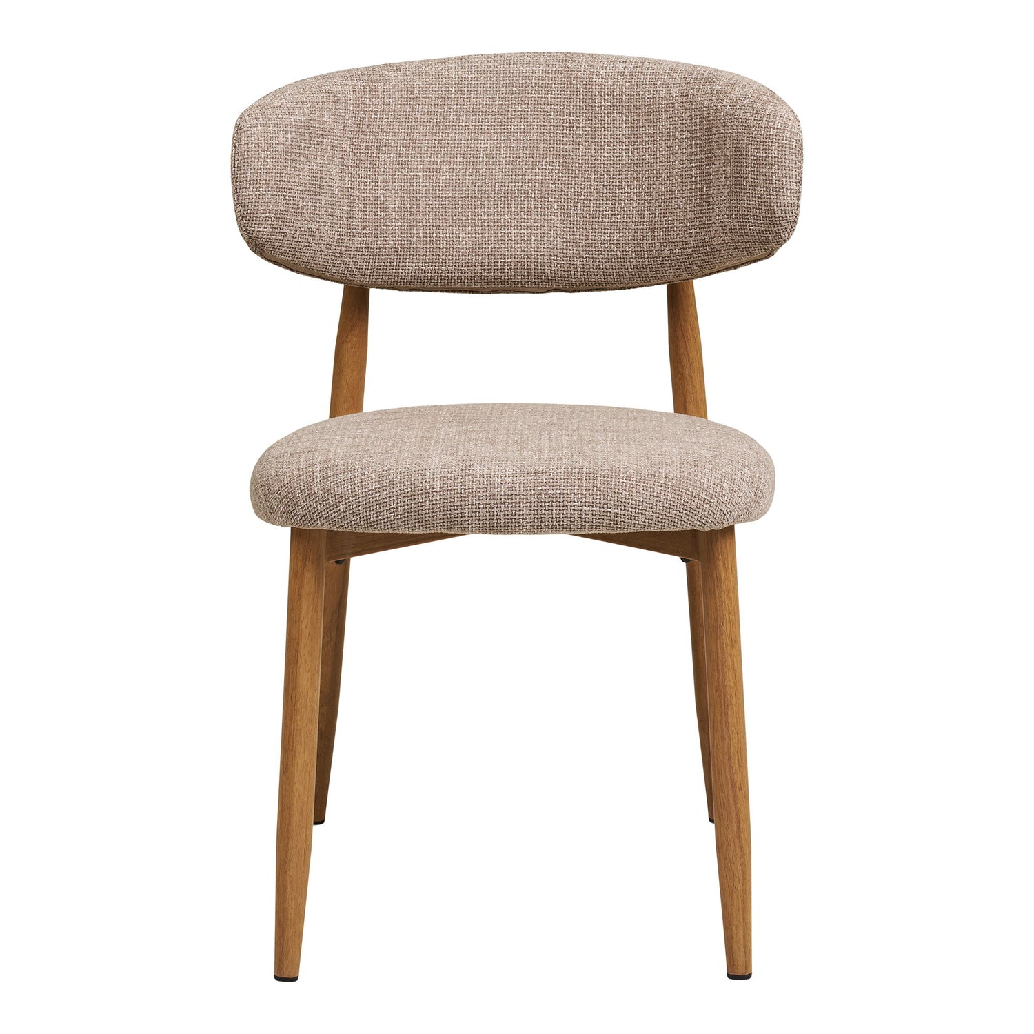 Levanto Dining chair - Dining chair, sand, wood look legs, oak HN1302