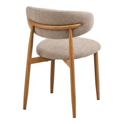 Levanto Dining chair - Dining chair, sand, wood look legs, oak HN1302