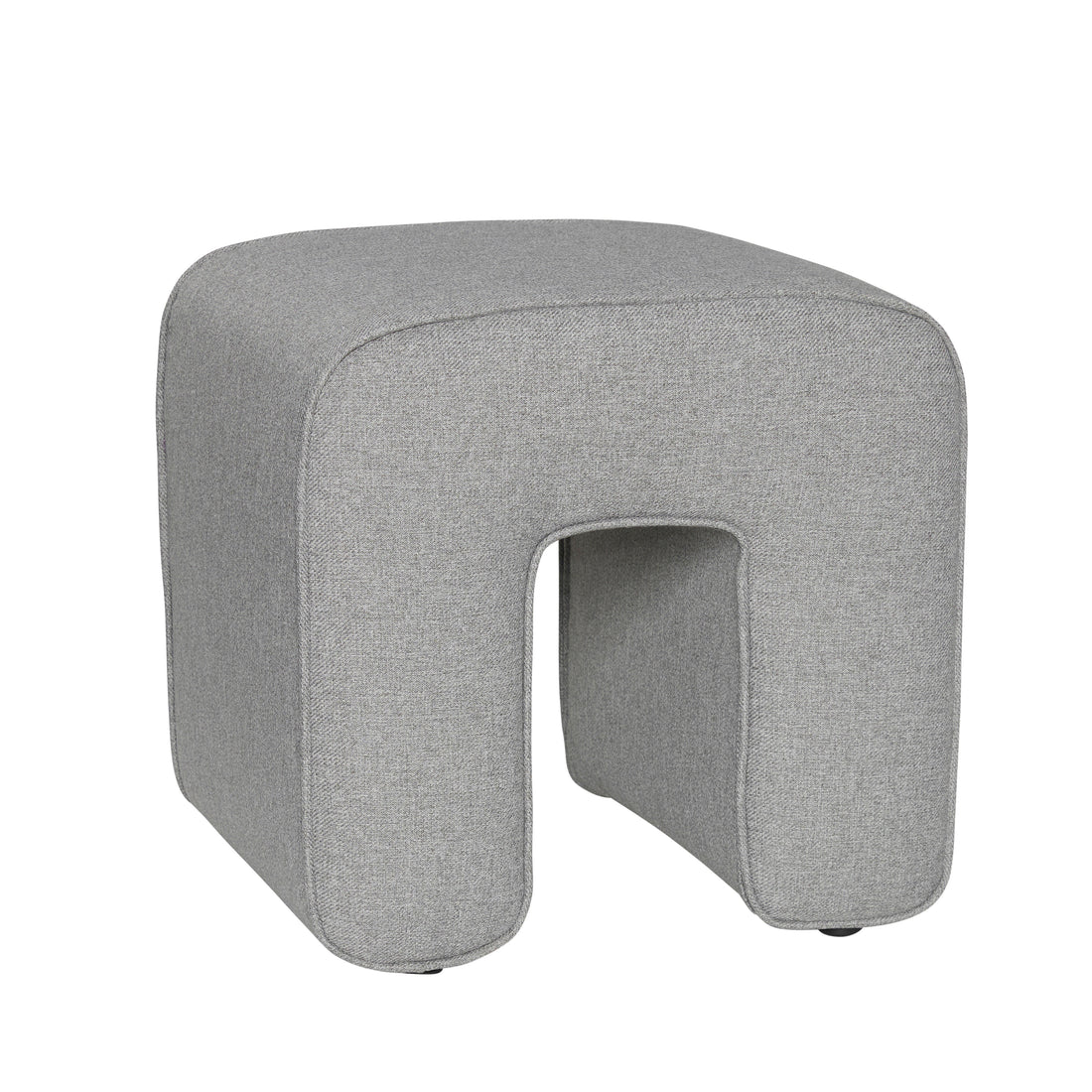 Sculpture puf gray - 45x45xh47cm