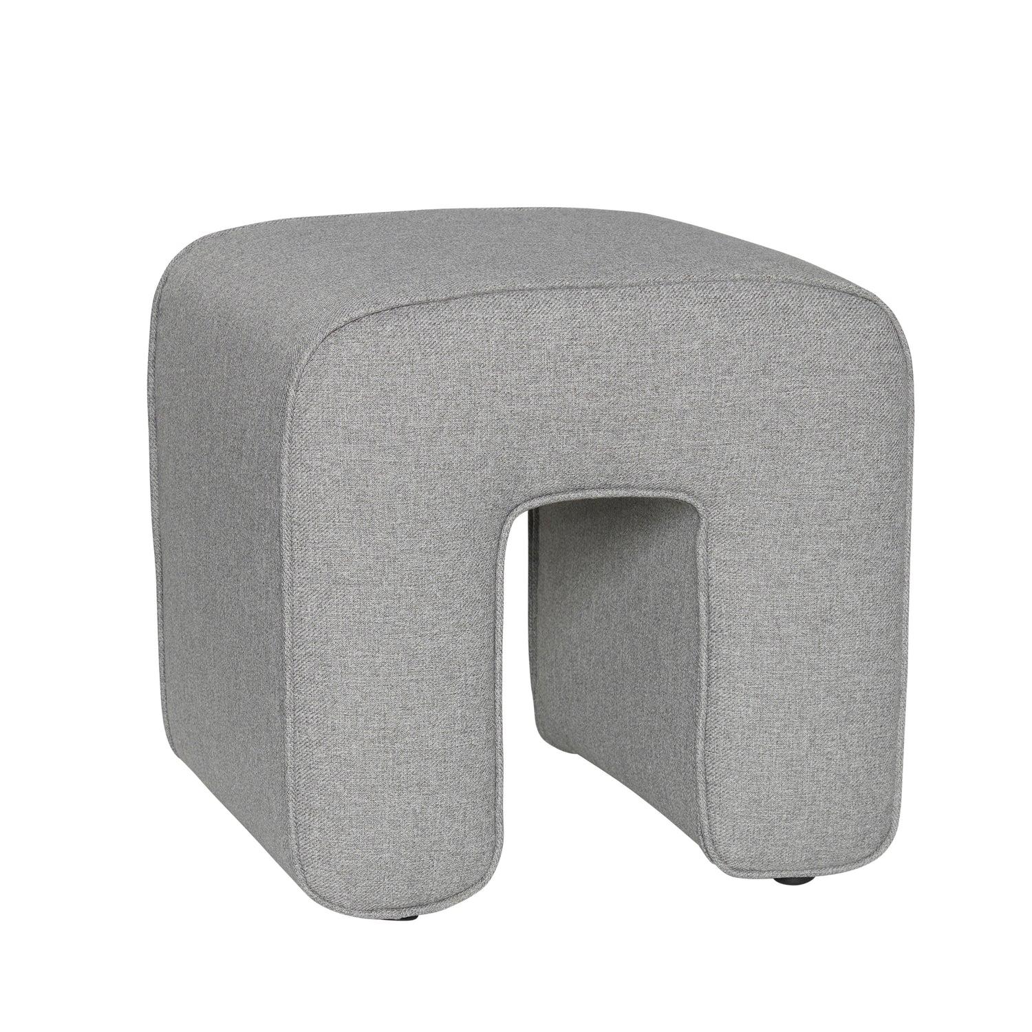 Sculpture puf gray - 45x45xh47cm