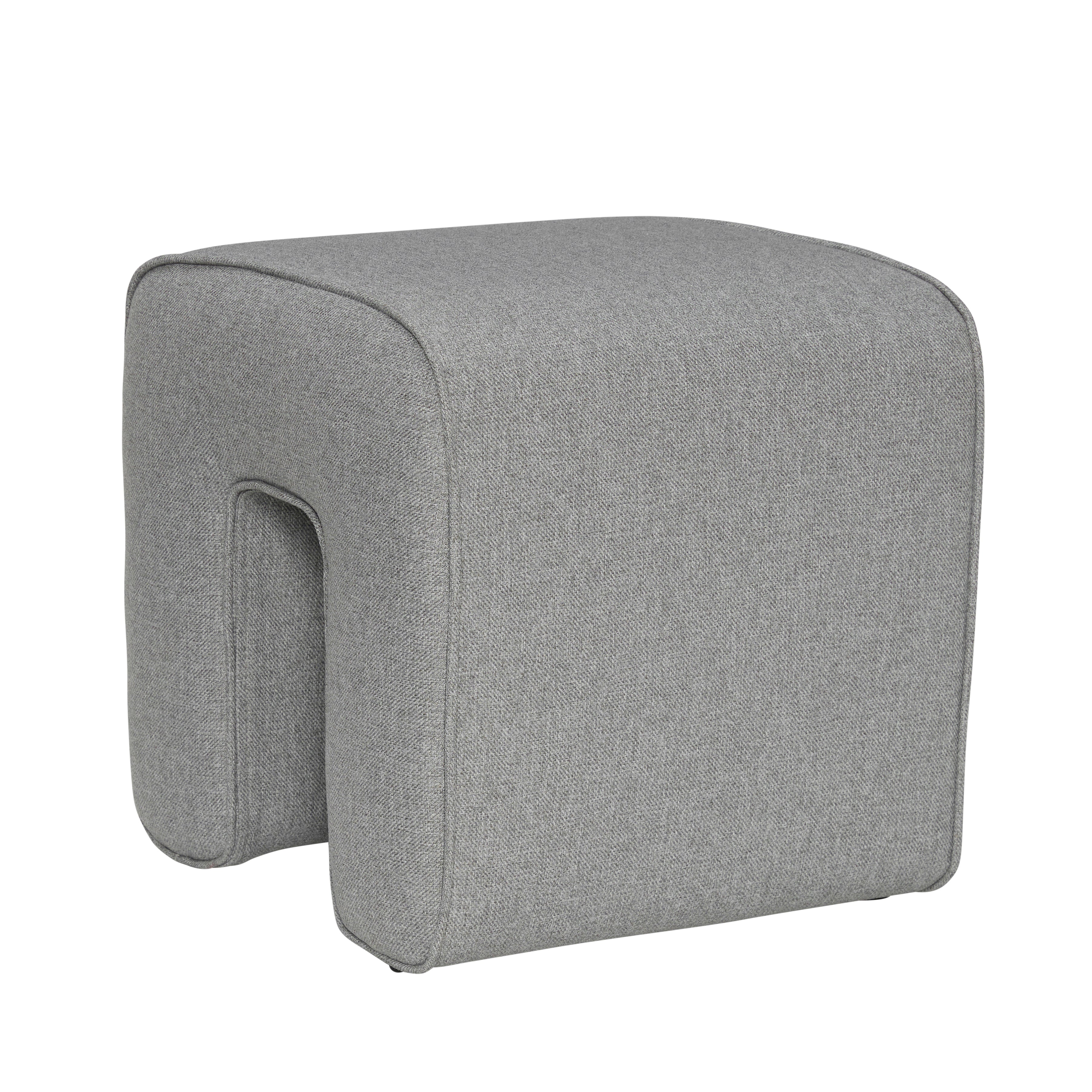 Sculpture puf gray - 45x45xh47cm