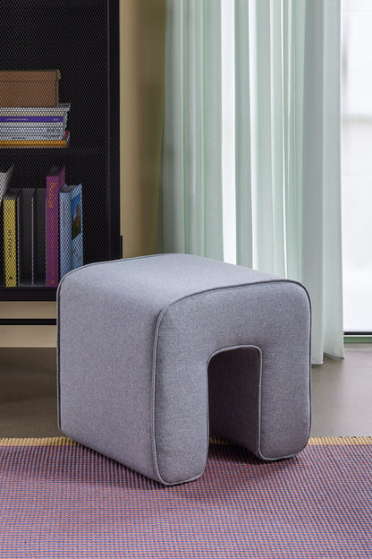 Sculpture puf gray - 45x45xh47cm