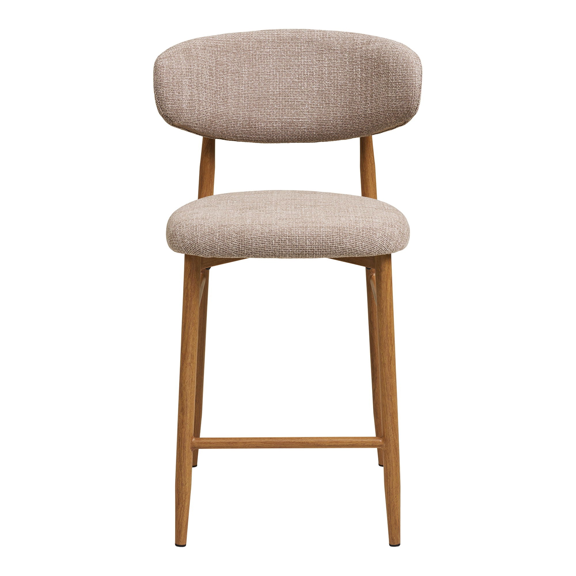 LEVANTO COUNTER chair - Counter chair, sand, wooden look legs, oak HN1302