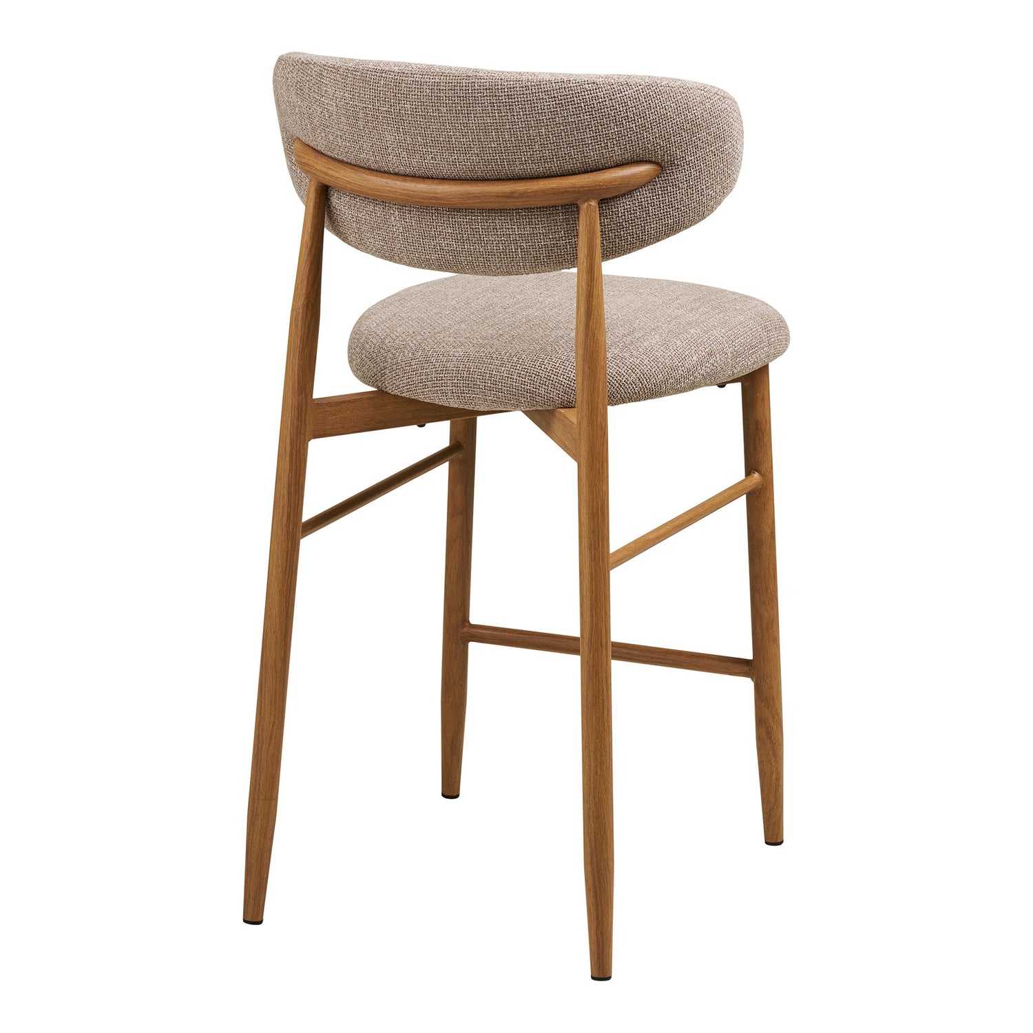 LEVANTO COUNTER chair - Counter chair, sand, wooden look legs, oak HN1302