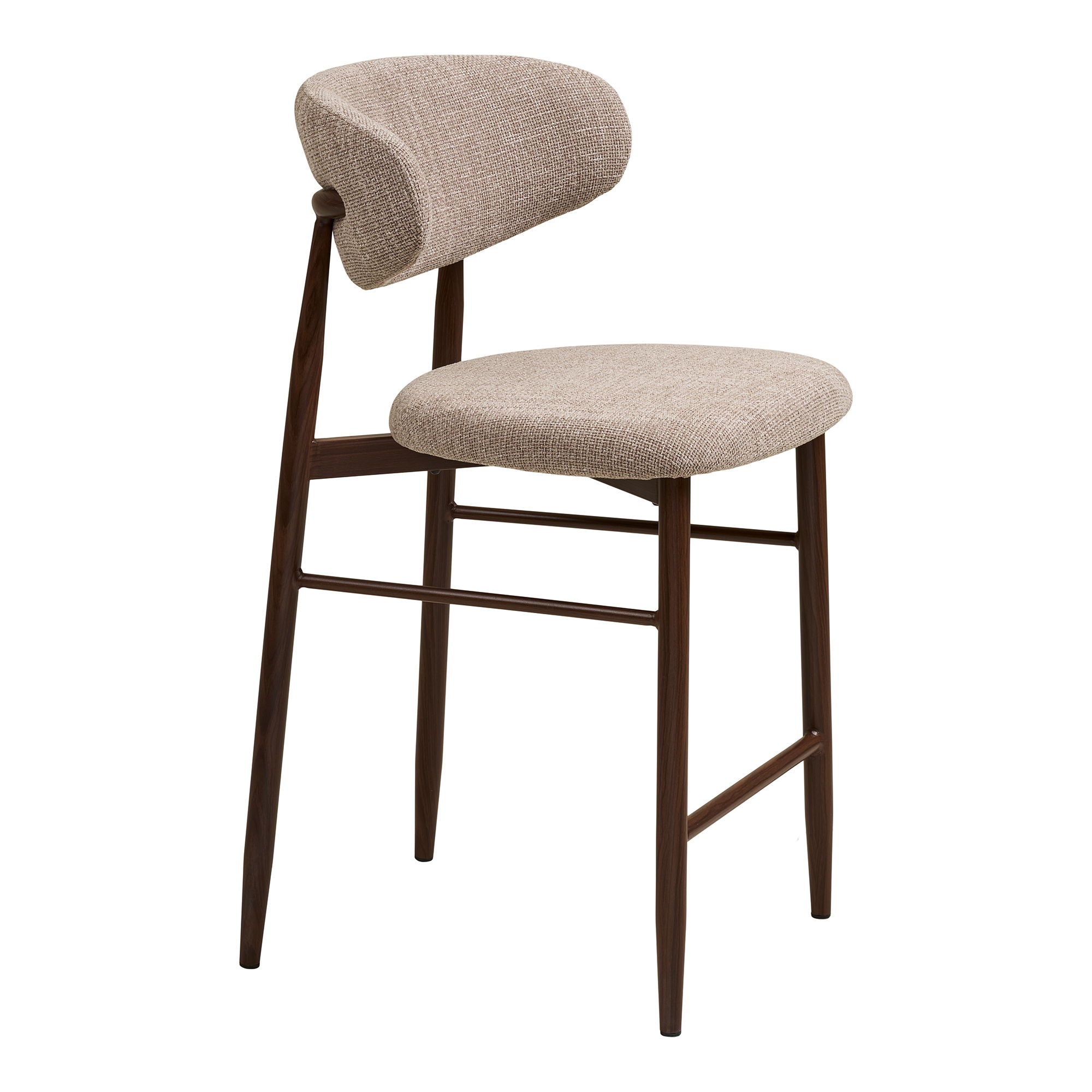 Levanto Counter chair - Counter chair, sand, wood look legs, walnut HN1302
