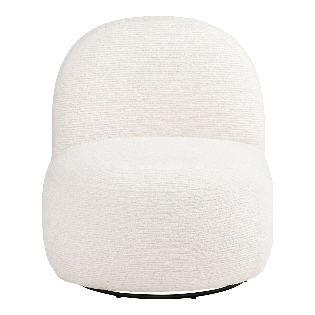 Milo Lounge chair - Lounge chair with swivel function, off white HN1081