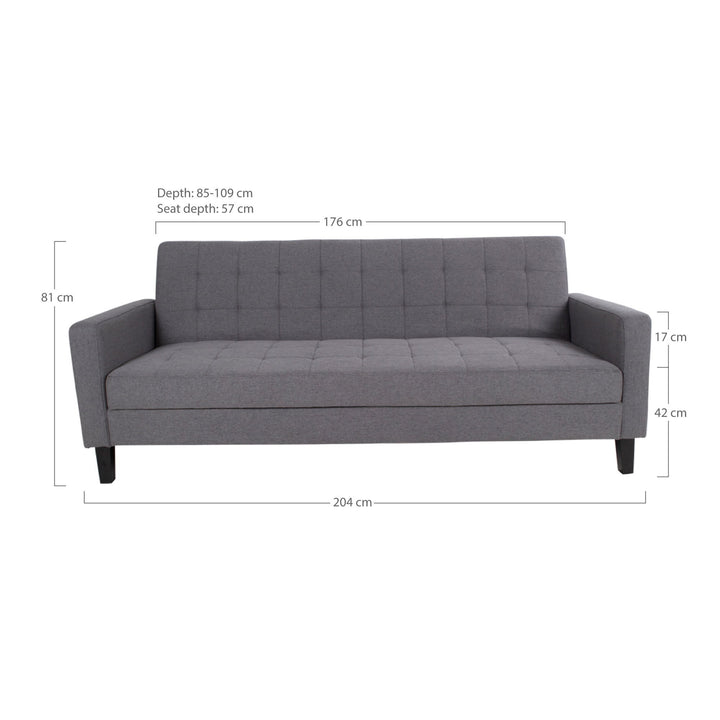 Milton Sovesofa - Sovesofa i stof med opbevaring