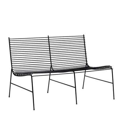String bench black - 122x75xH80cm