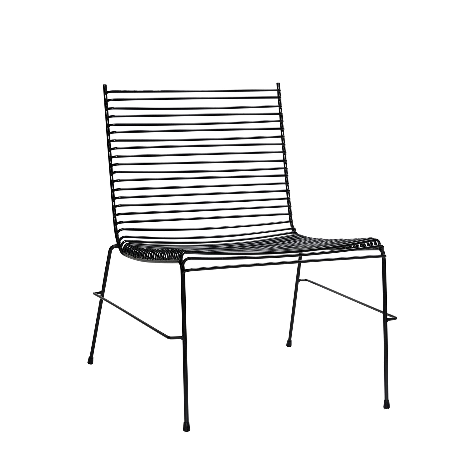String Lounge Chair Black - 57x75xh80cm