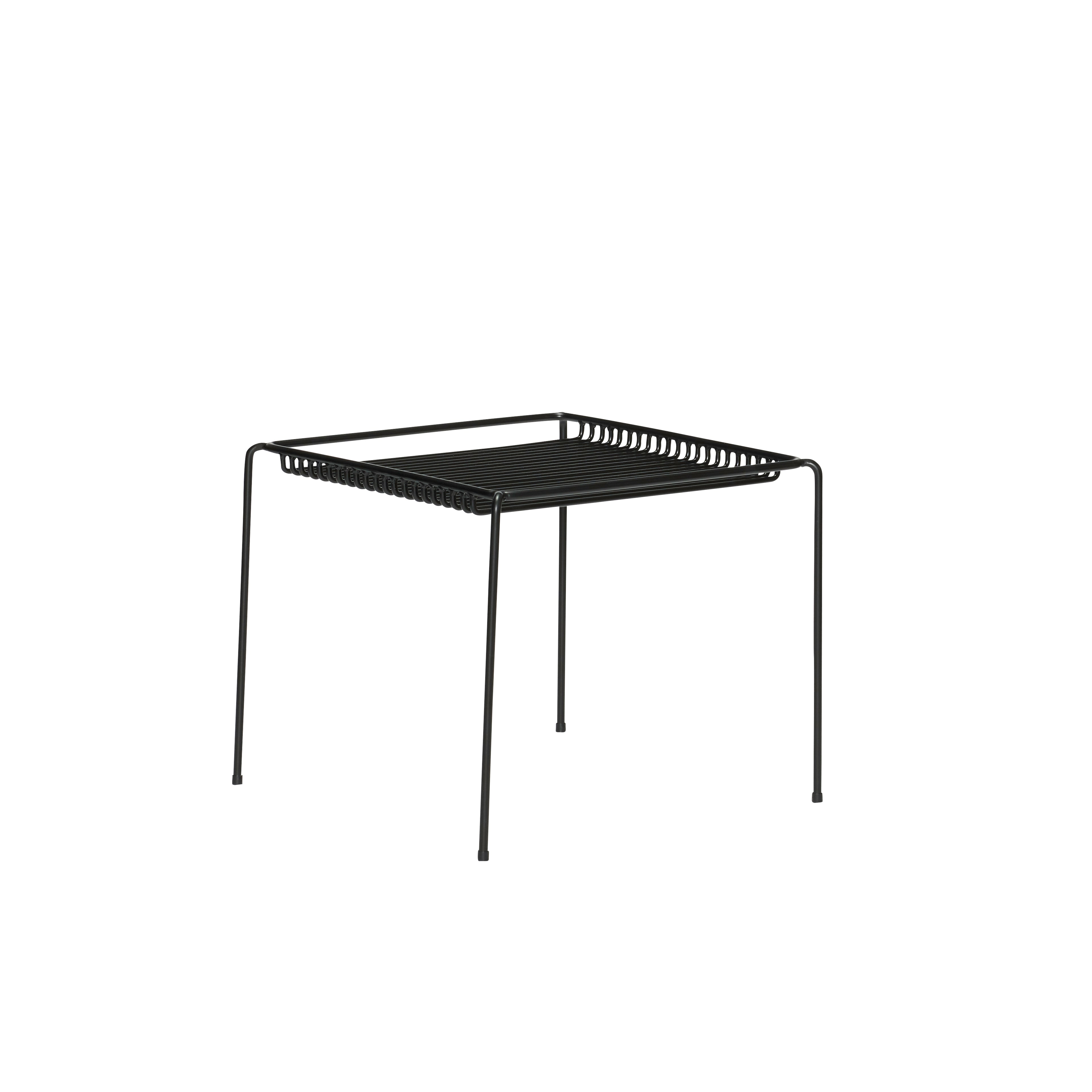 String side table black - 51x51xh45cm
