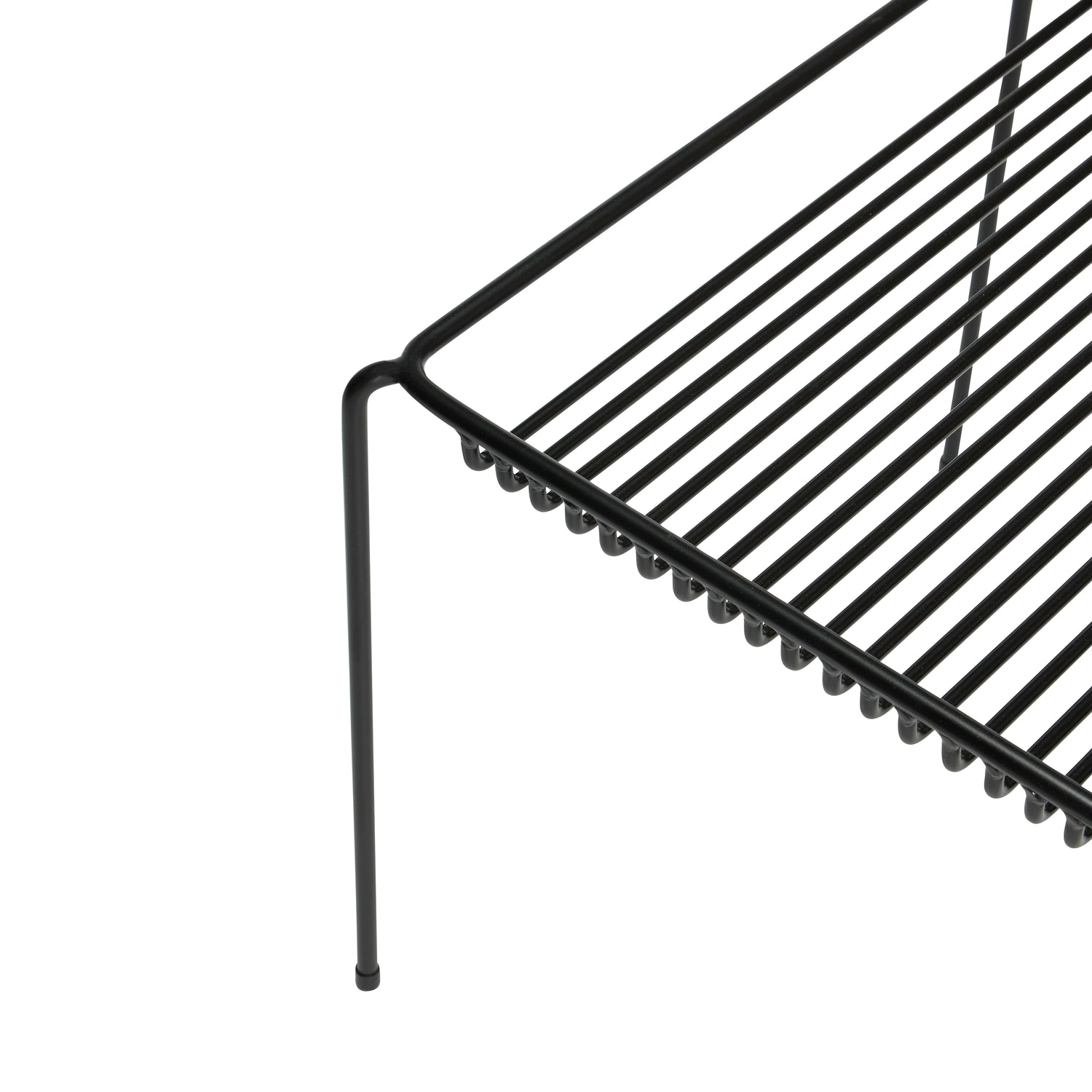 String side table black - 51x51xh45cm