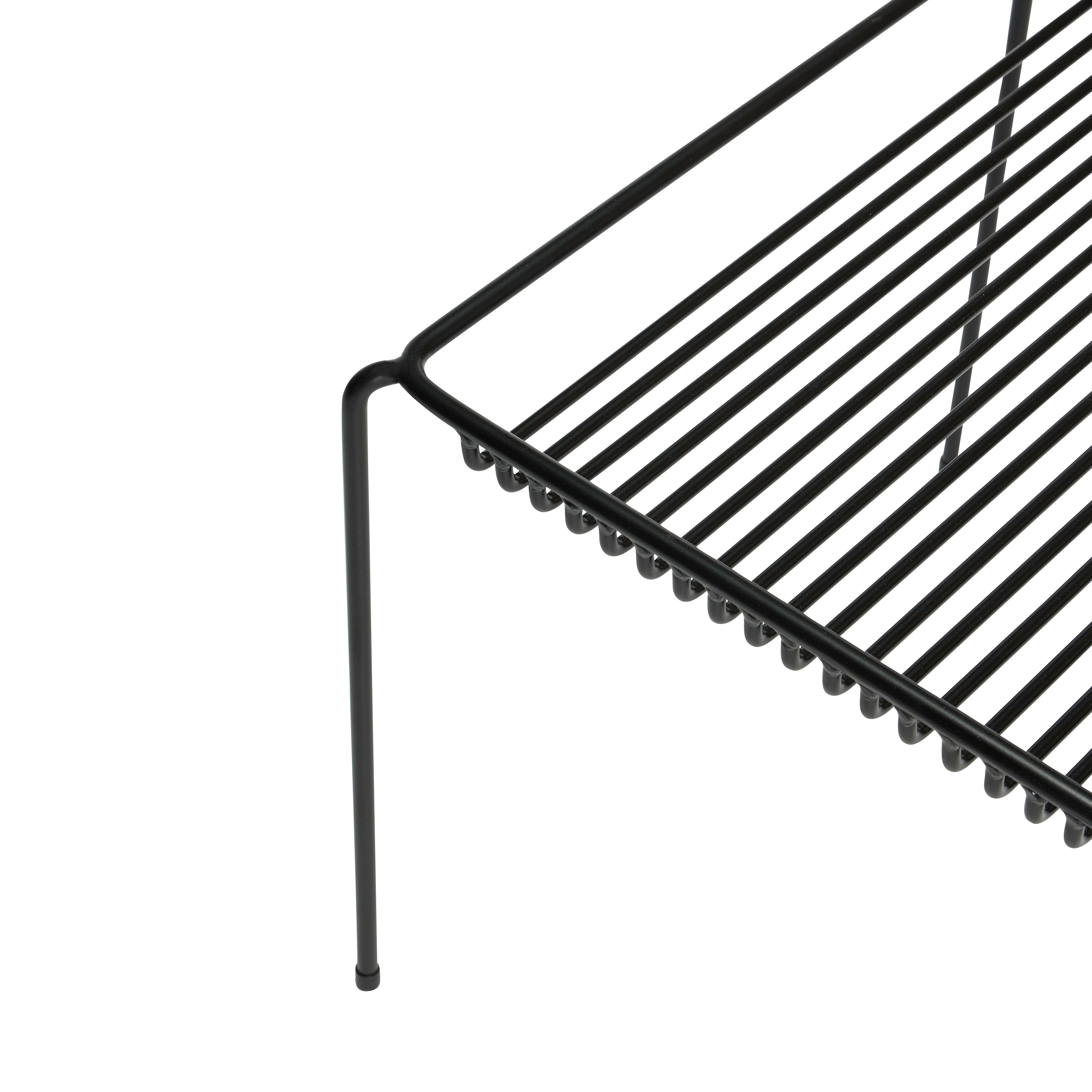 String side table black - 51x51xh45cm