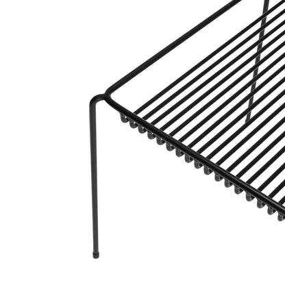 String side table black - 51x51xh45cm