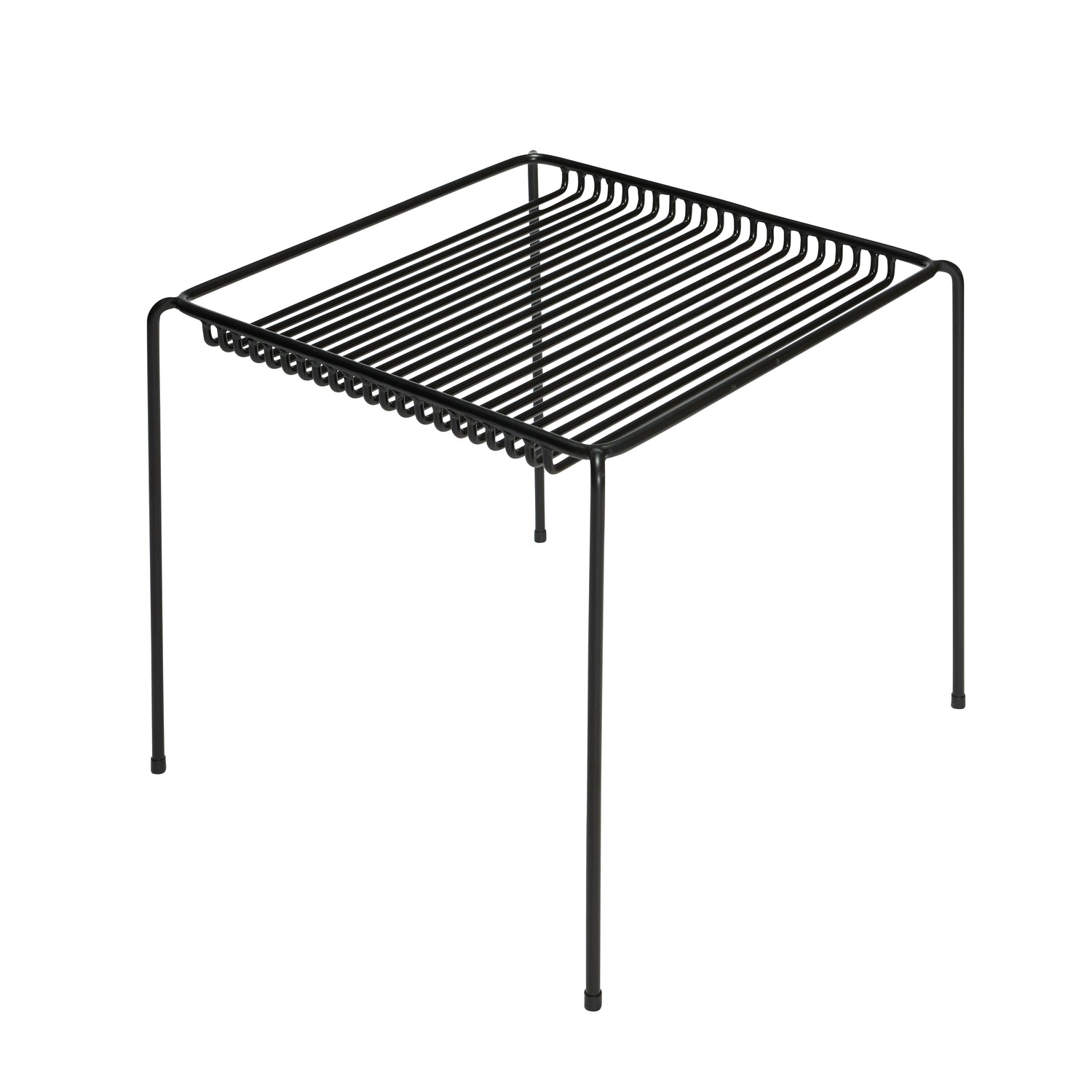 String side table black - 51x51xh45cm