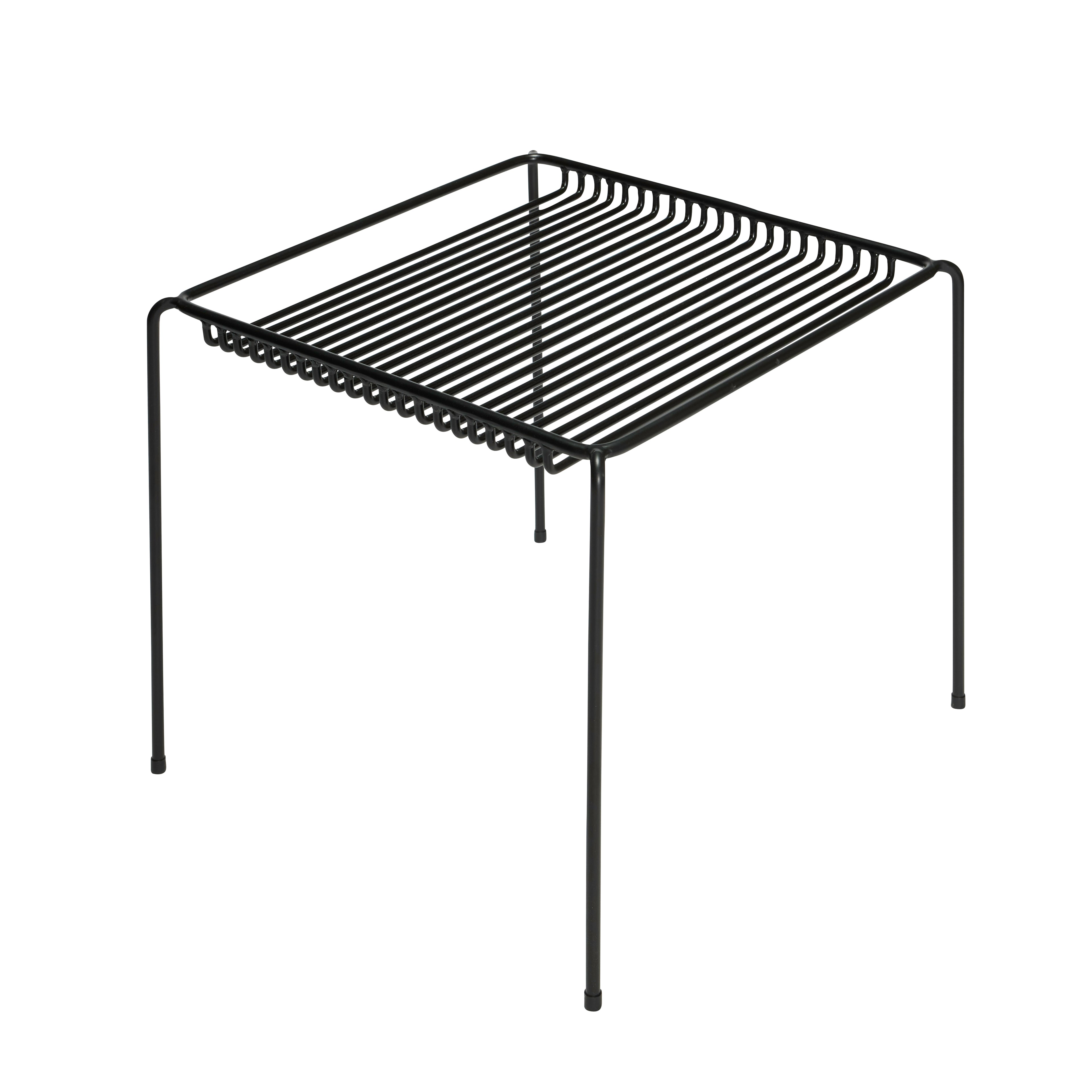 String side table black - 51x51xh45cm