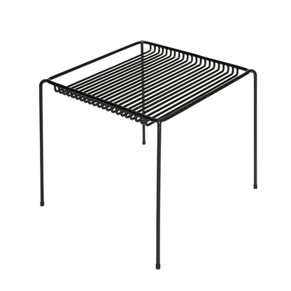 String side table black - 51x51xh45cm