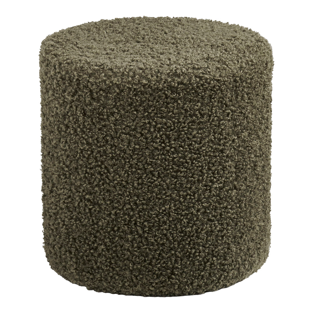 EJBY PUF - PUF, TEDDY, GREEN Ø34X36 CM, HN1301
