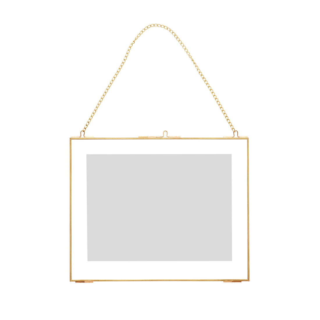 Ceiling Frame Chain Small Brass Color - 30xH24cm