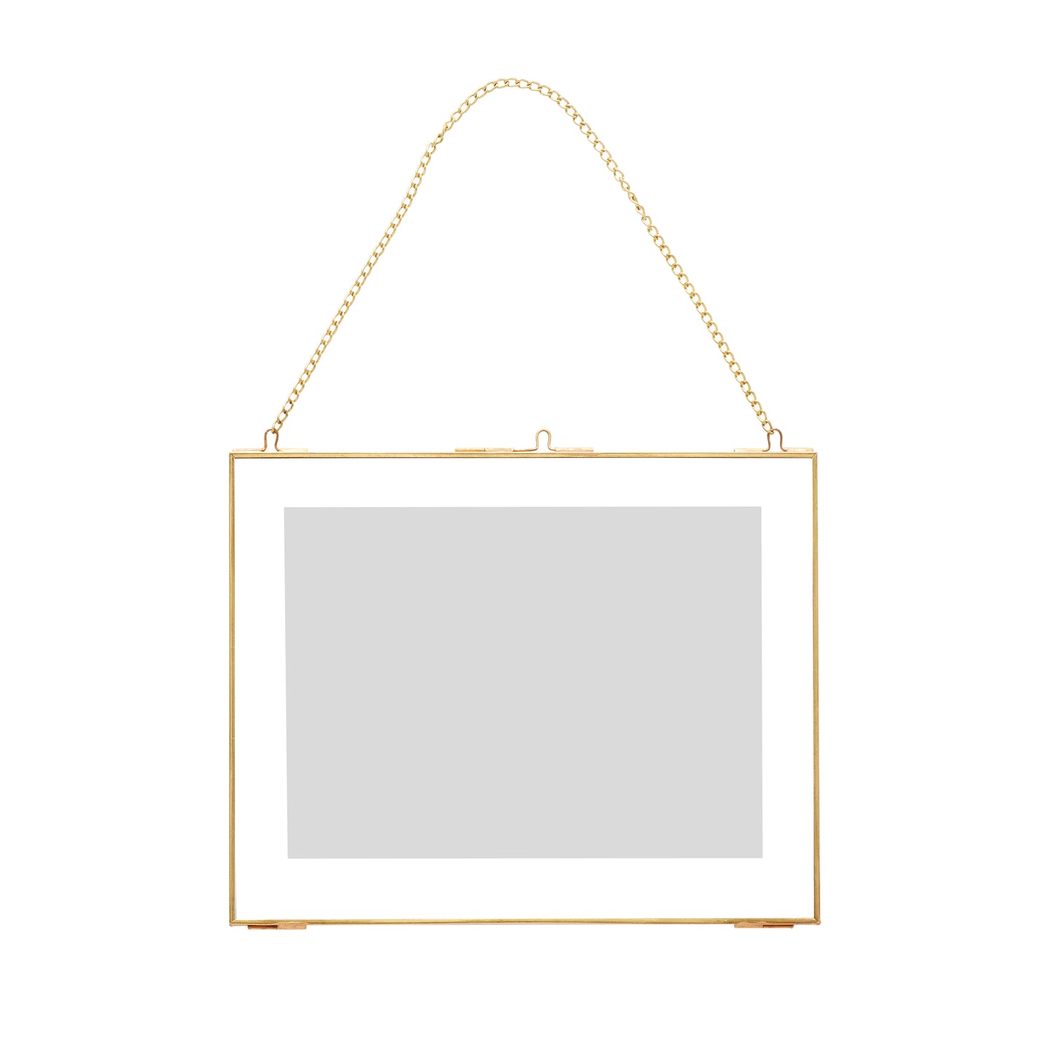 Ceiling Frame Chain Small Brass Color - 30xH24cm