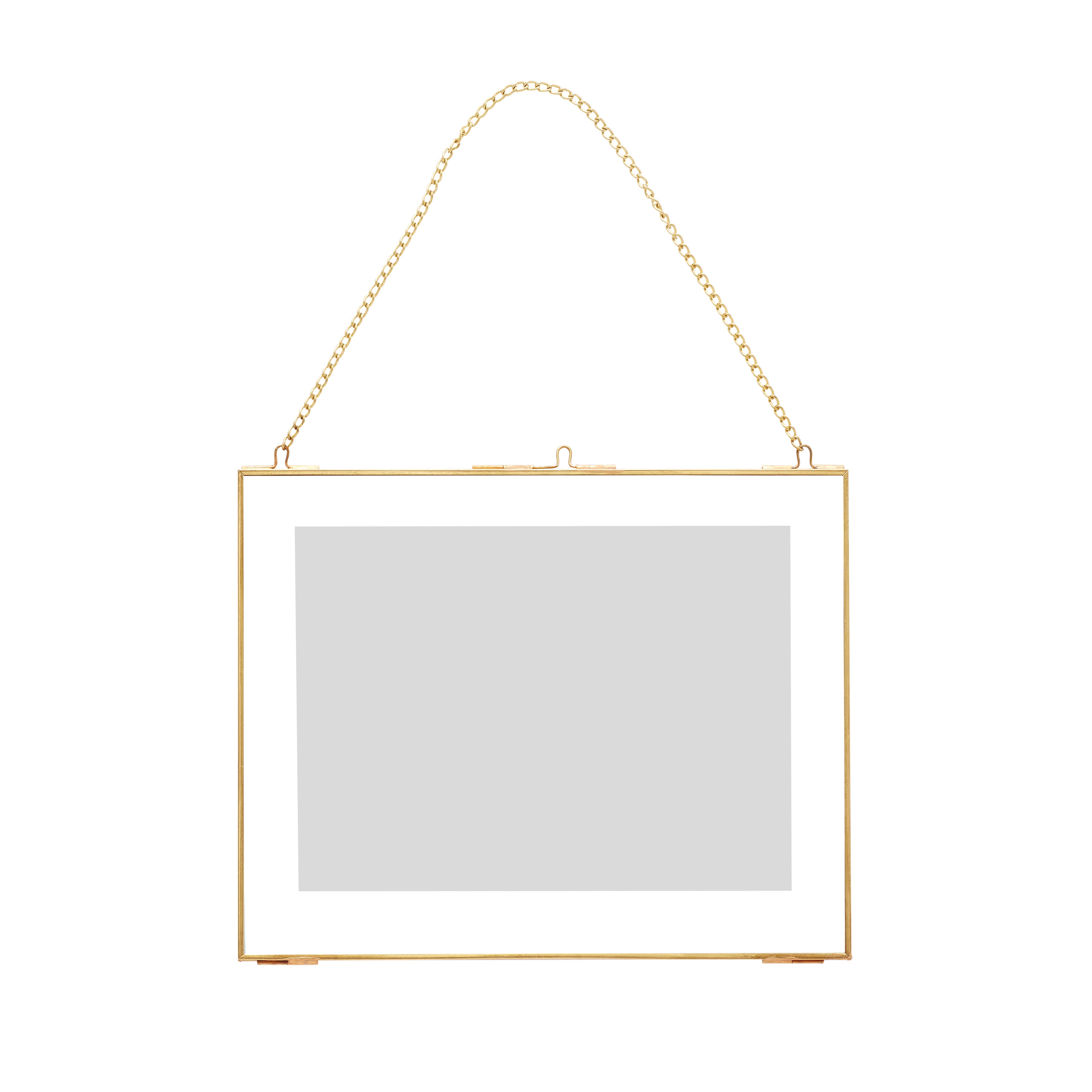 Ceiling Frame Chain Small Brass Color - 30xH24cm