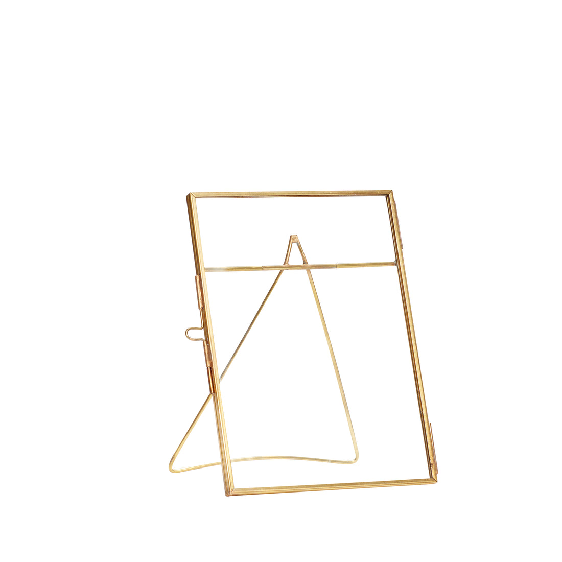 Loft frame standing brass color - 13xH18cm