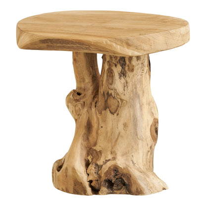 Palena side table - side table, teak, nature Ø40x45 cm